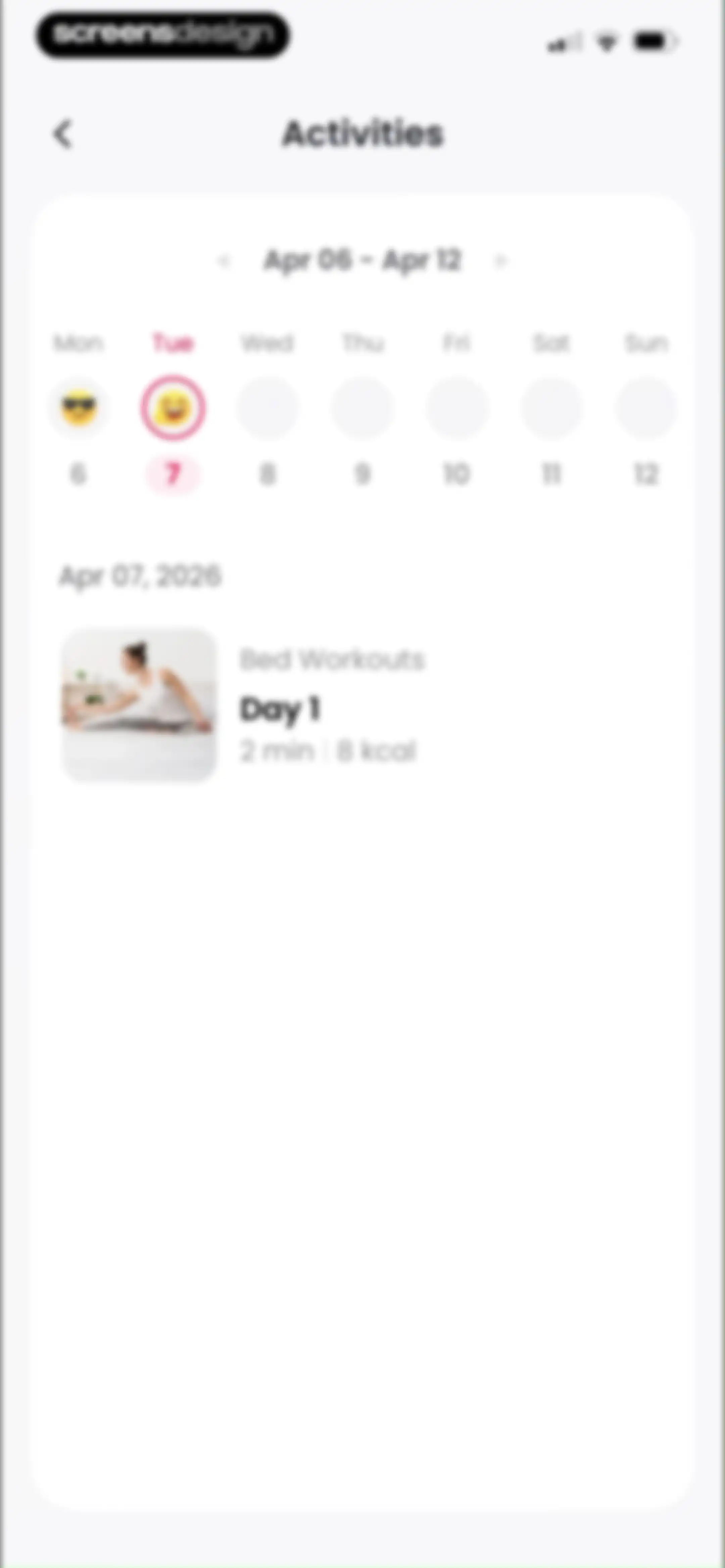 ChillFit: Home Workout Planner screen 154