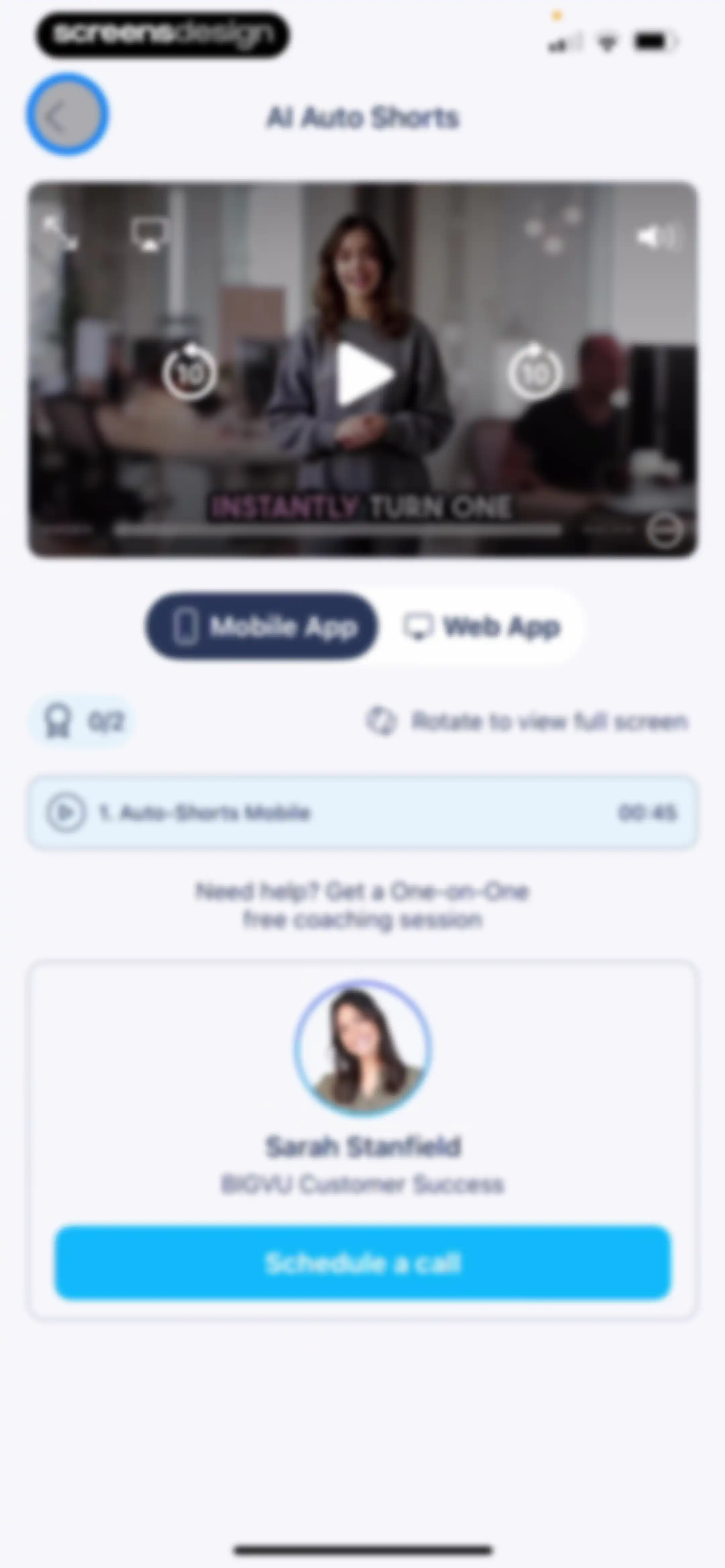 BIGVU Teleprompter Captions AI screen 111