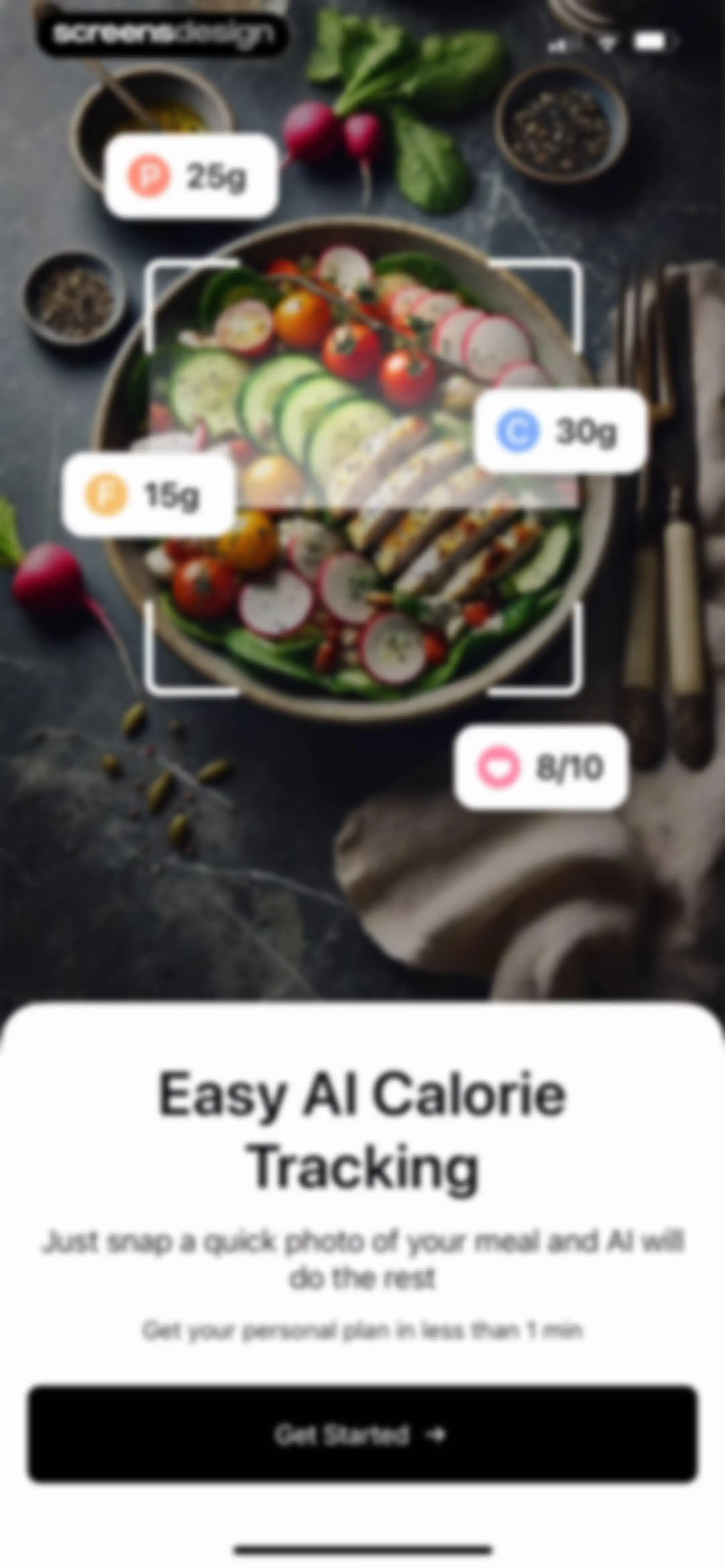 CalZen AI Food Calorie Counter screen 2
