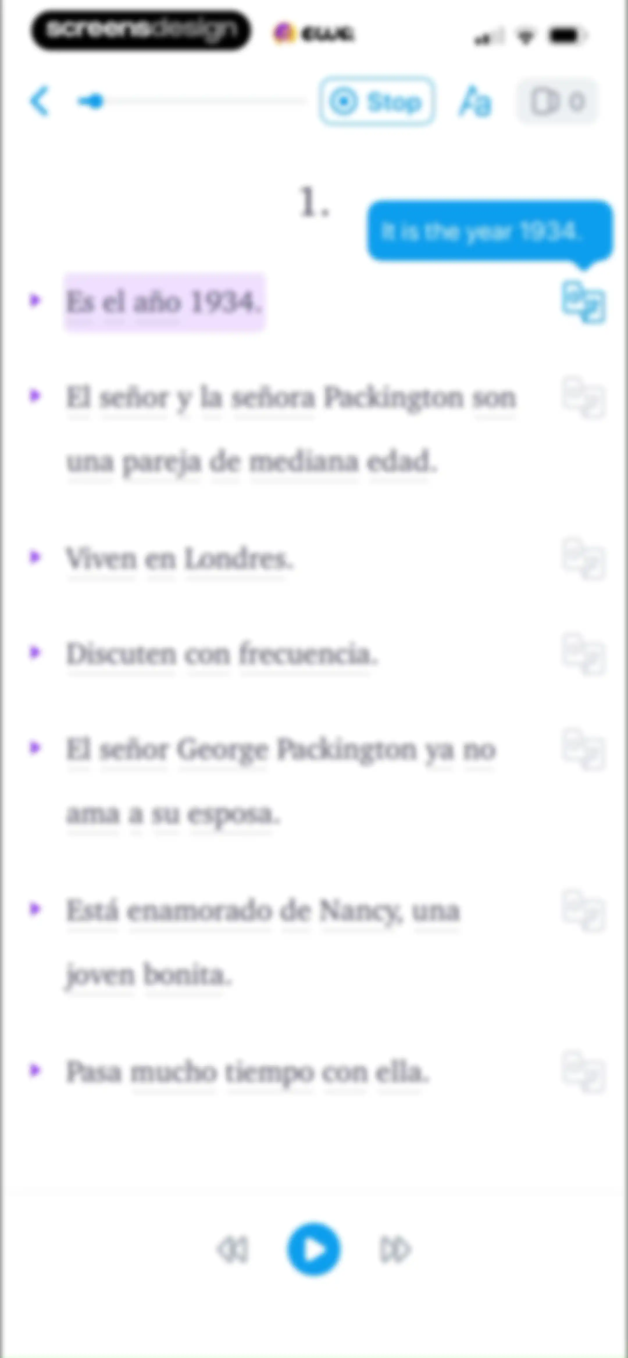 EWA: Learn Languages screen 44