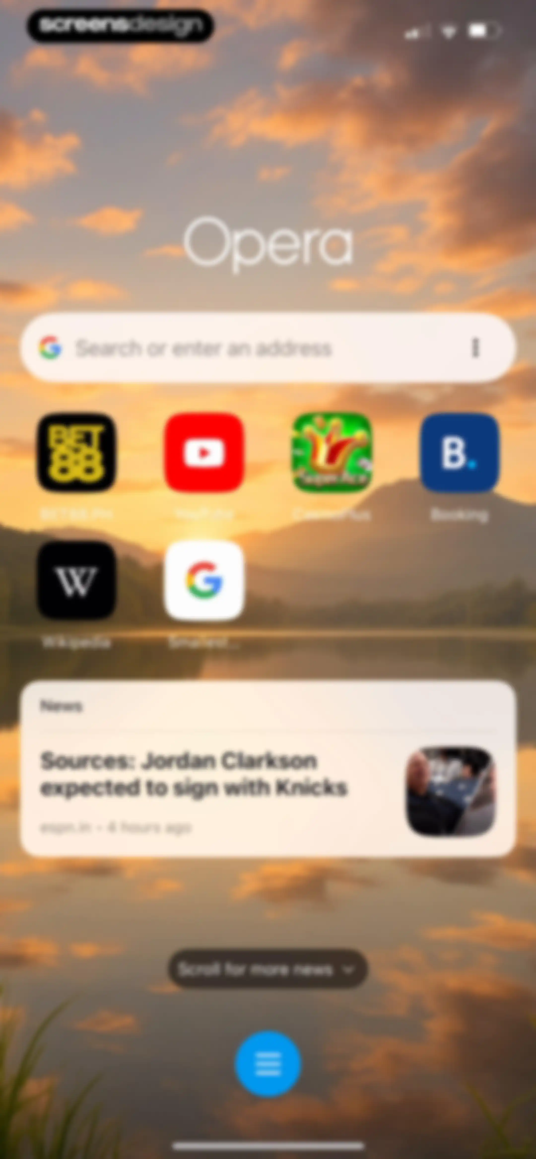 Opera: AI browser with VPN screen 156