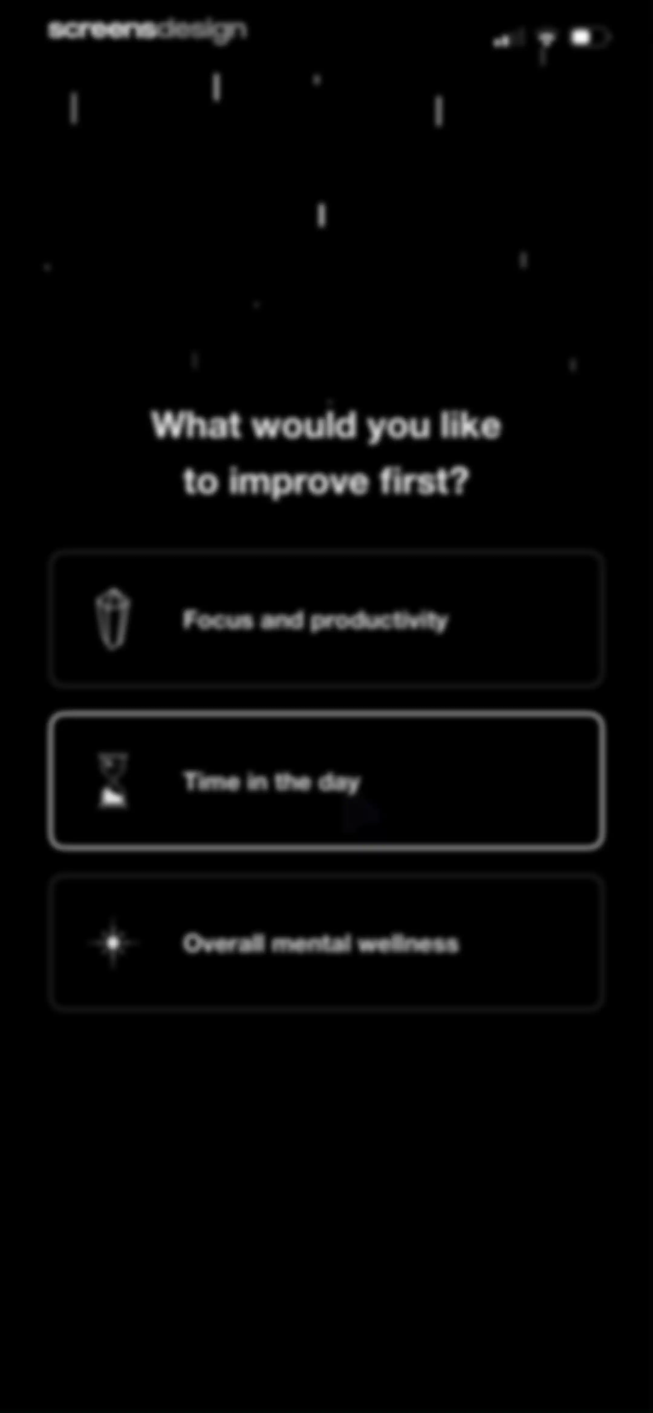 Blank Spaces Launcher screen 3