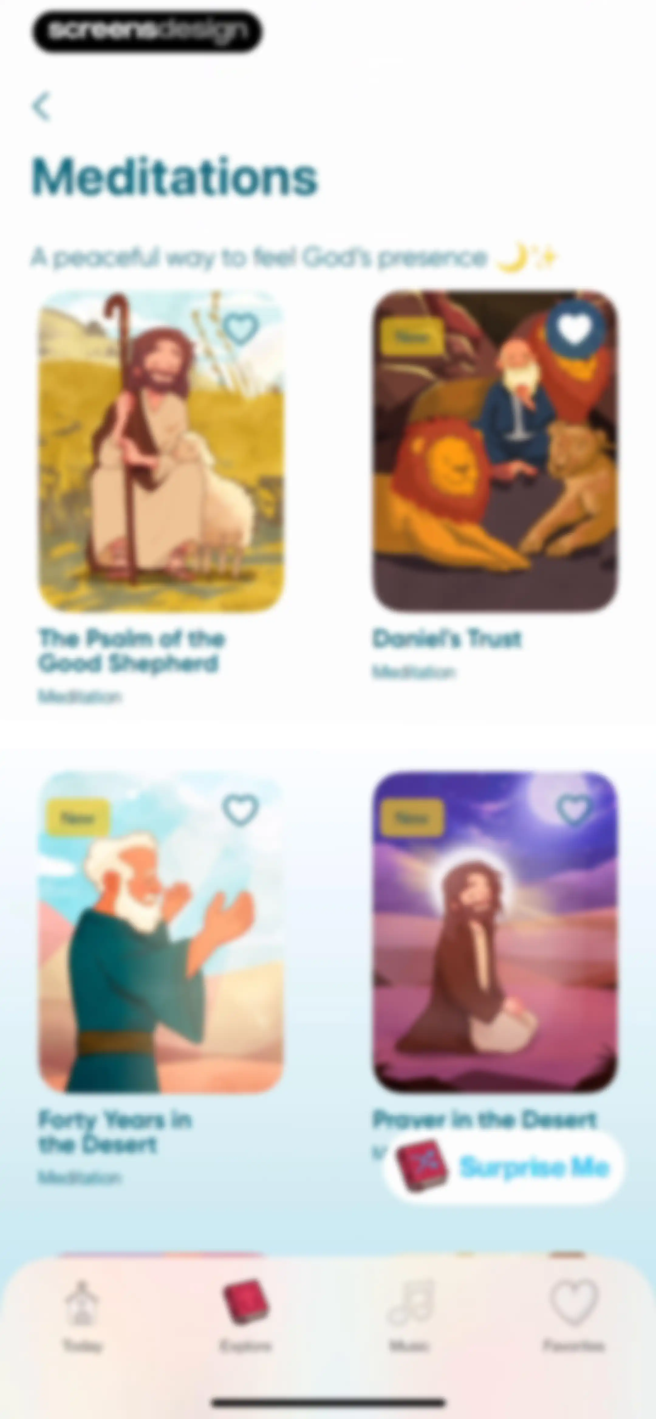 Theo: Prayer & Meditation screen 102