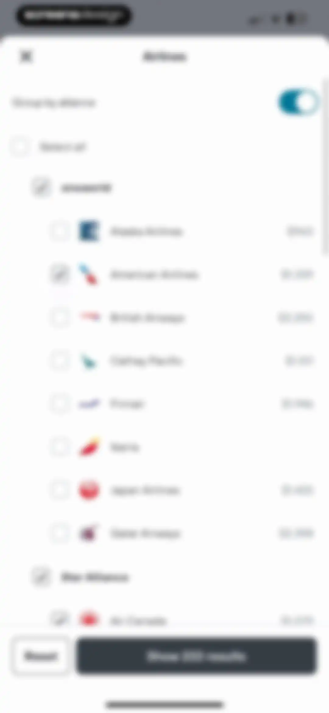 KAYAK: Flights, Hotels & Cars screen 24