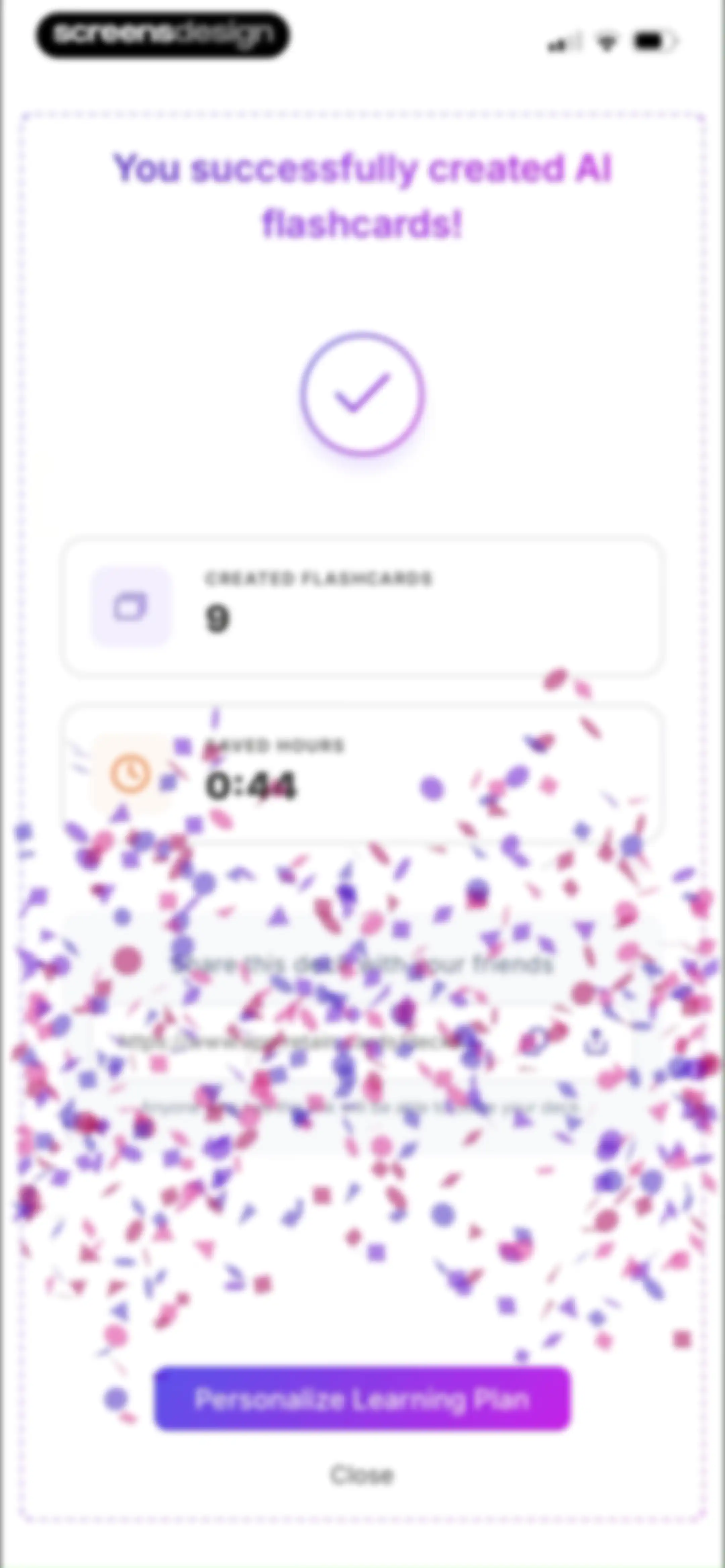 Retain Cards: AI Flashcards screen 155