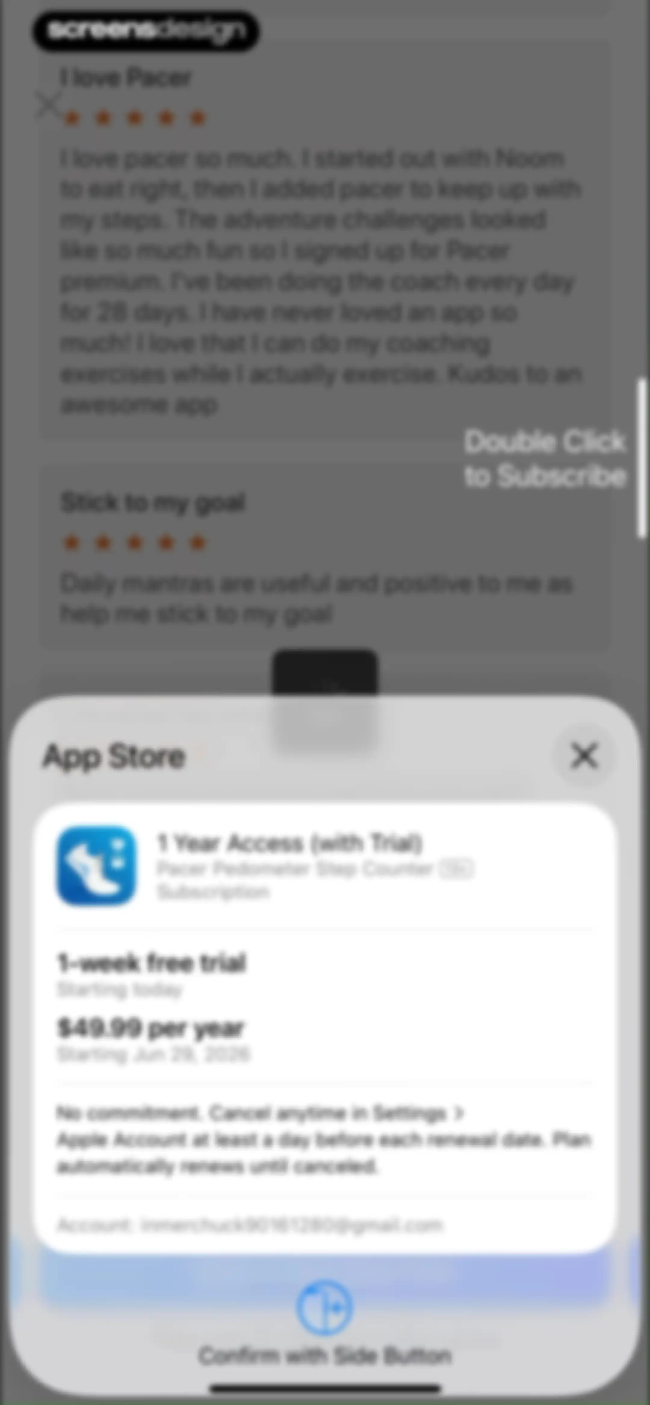 Pacer Pedometer Step Counter screen 33