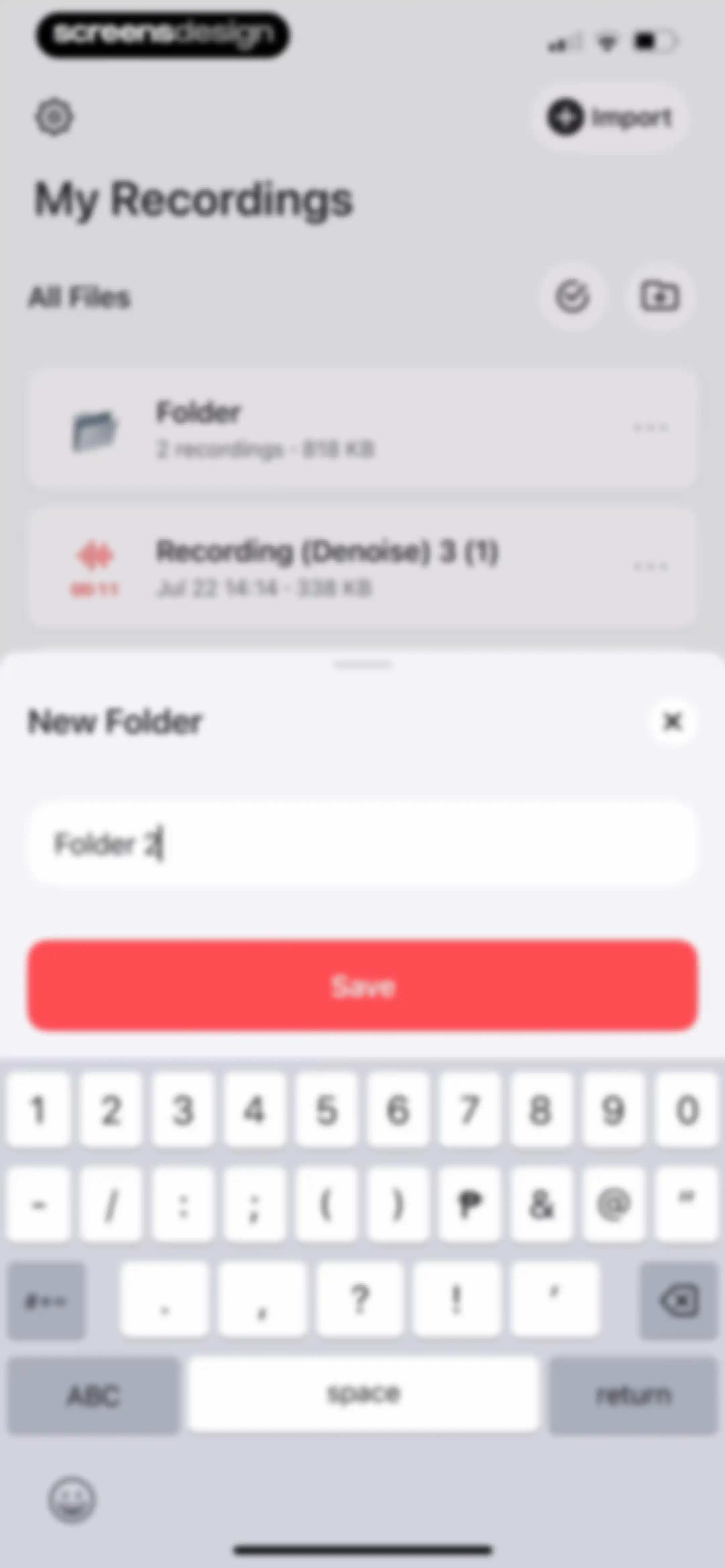 Voice Recorder — Audio Memos screen 60