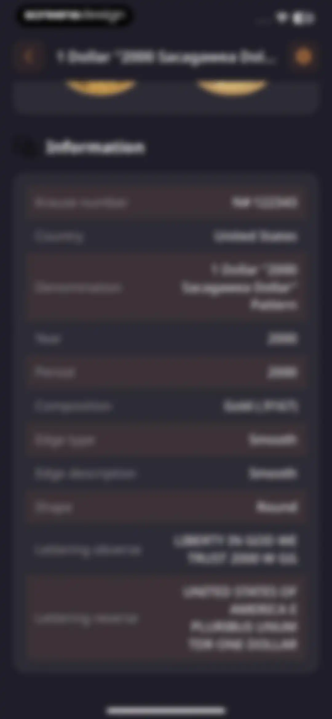 ScanCoin: identify & check screen 32