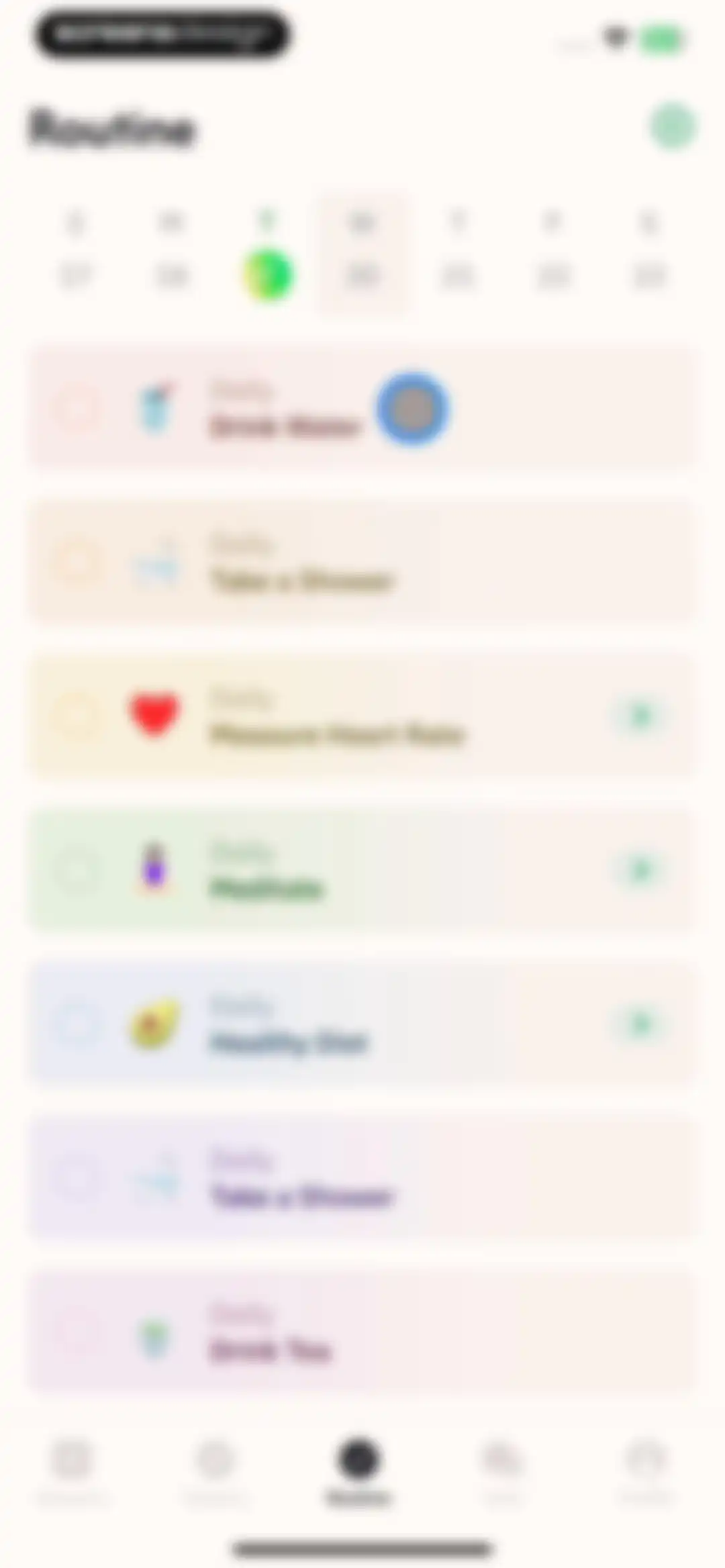 Daily Health - Healthy Routine screen 105