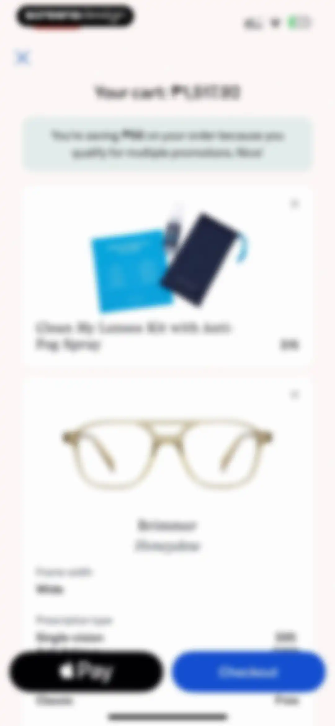 Warby Parker screen 13