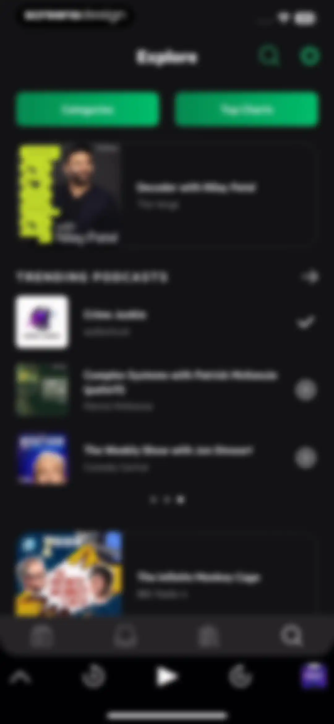 Castro: Podcast App & Player screen 29