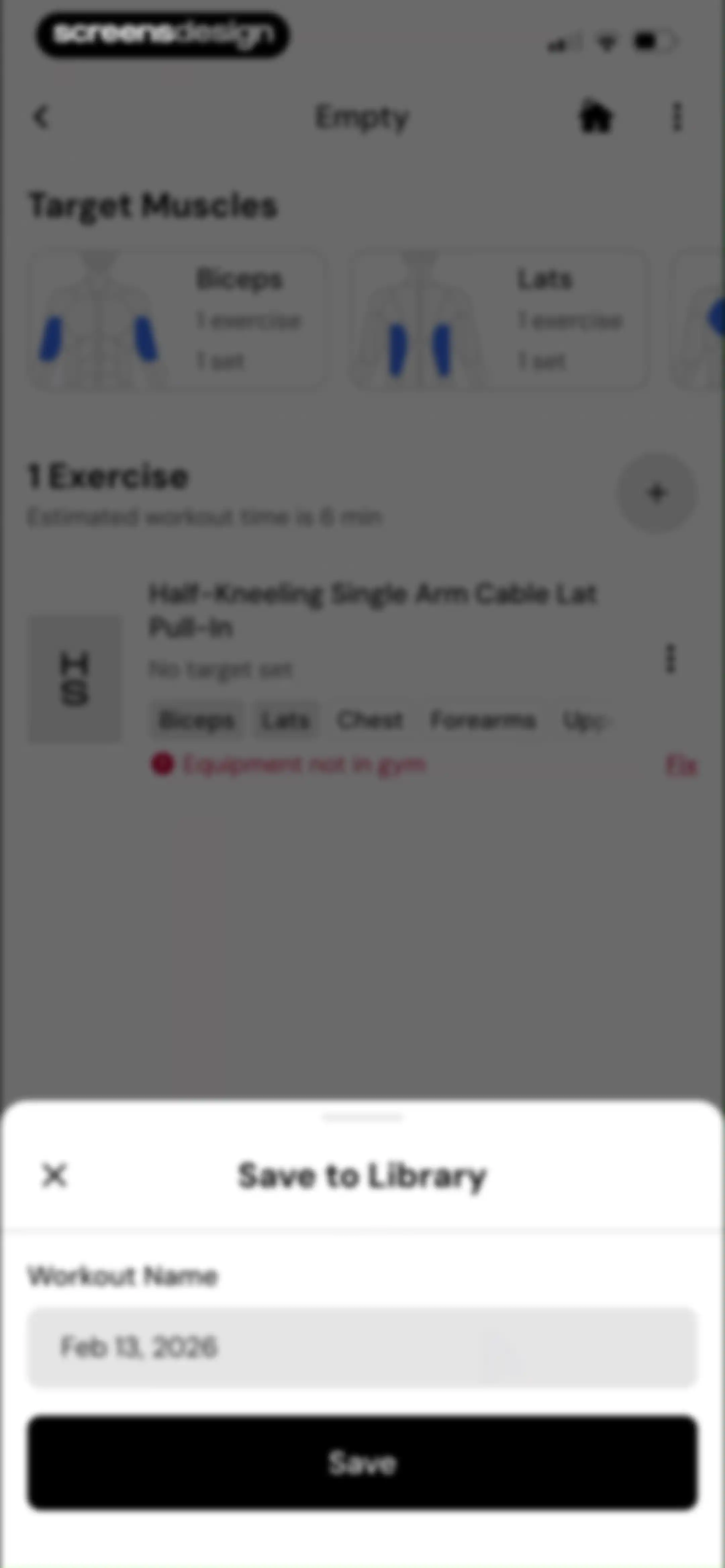 MacroFactor Workouts - Tracker screen 101