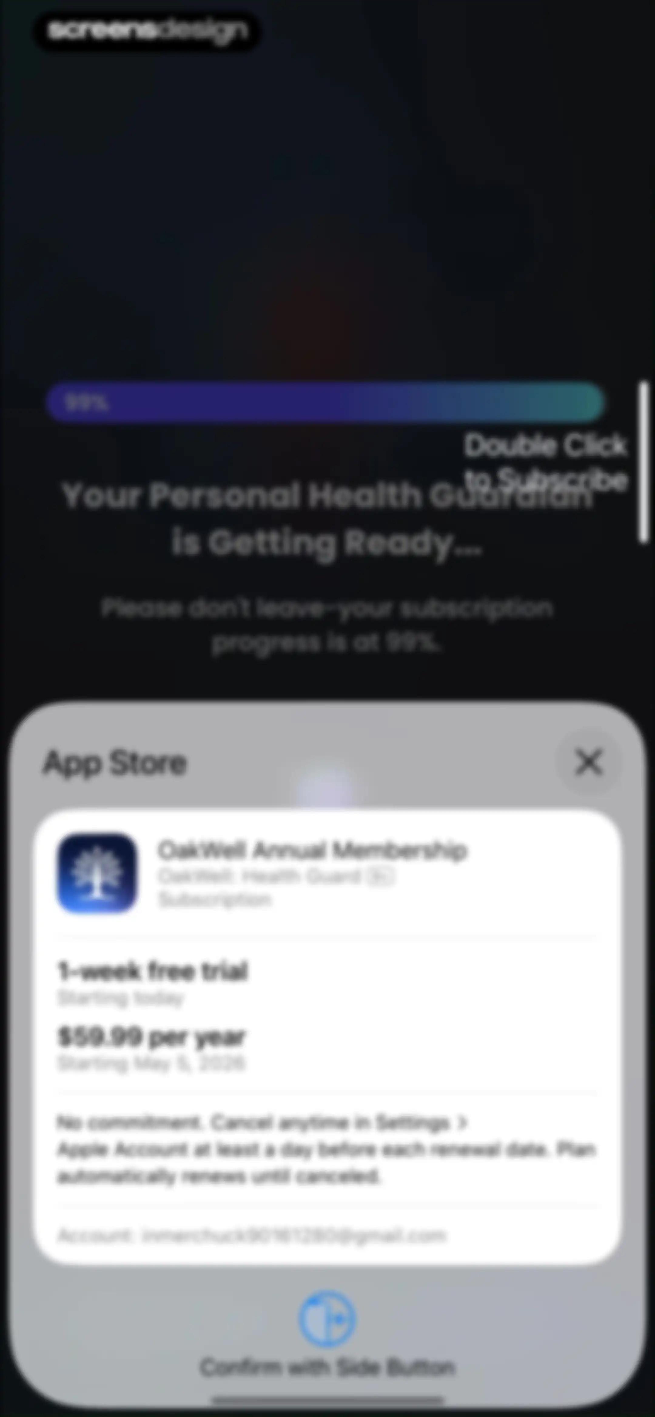 OakWell: Health Guard screen 37
