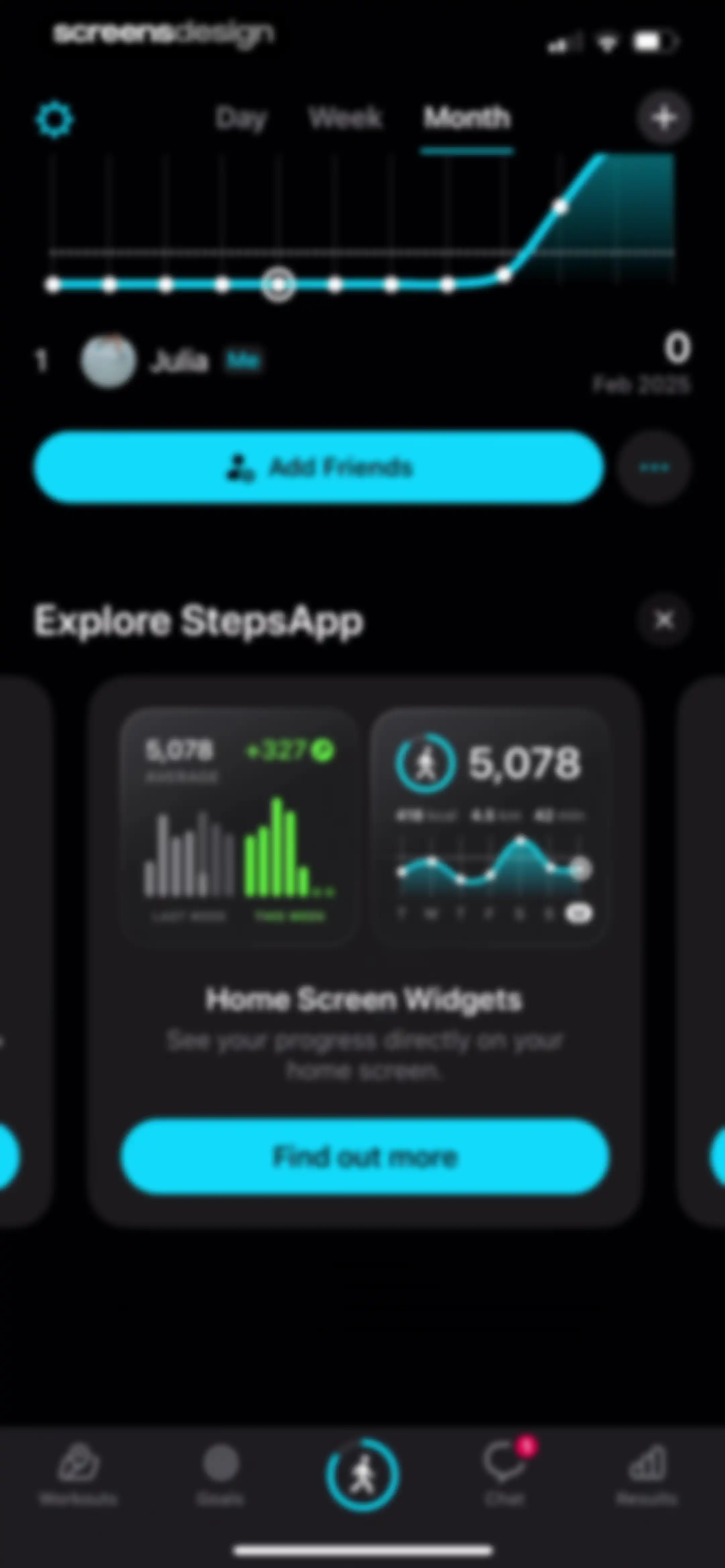 StepsApp Pedometer screen 76