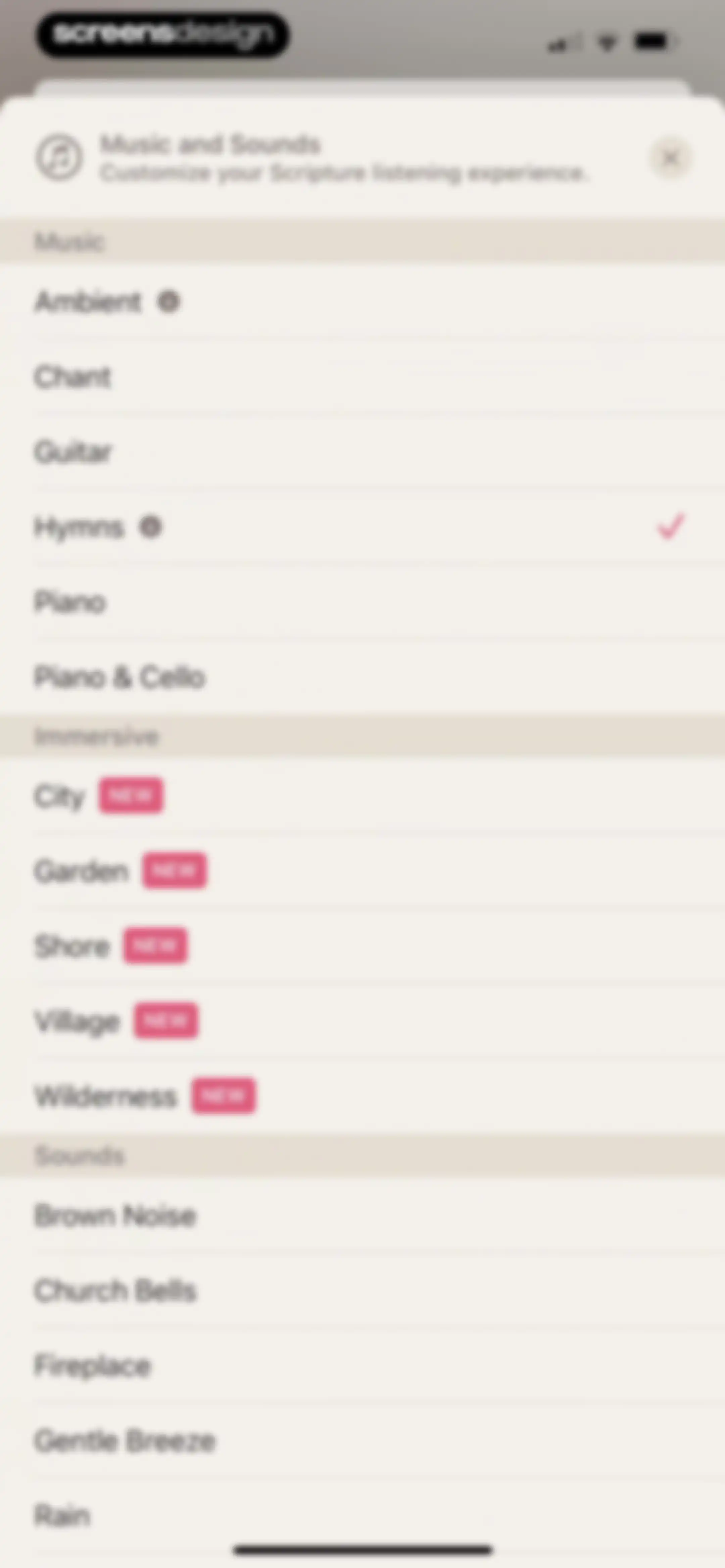 Dwell: Audio Bible screen 27