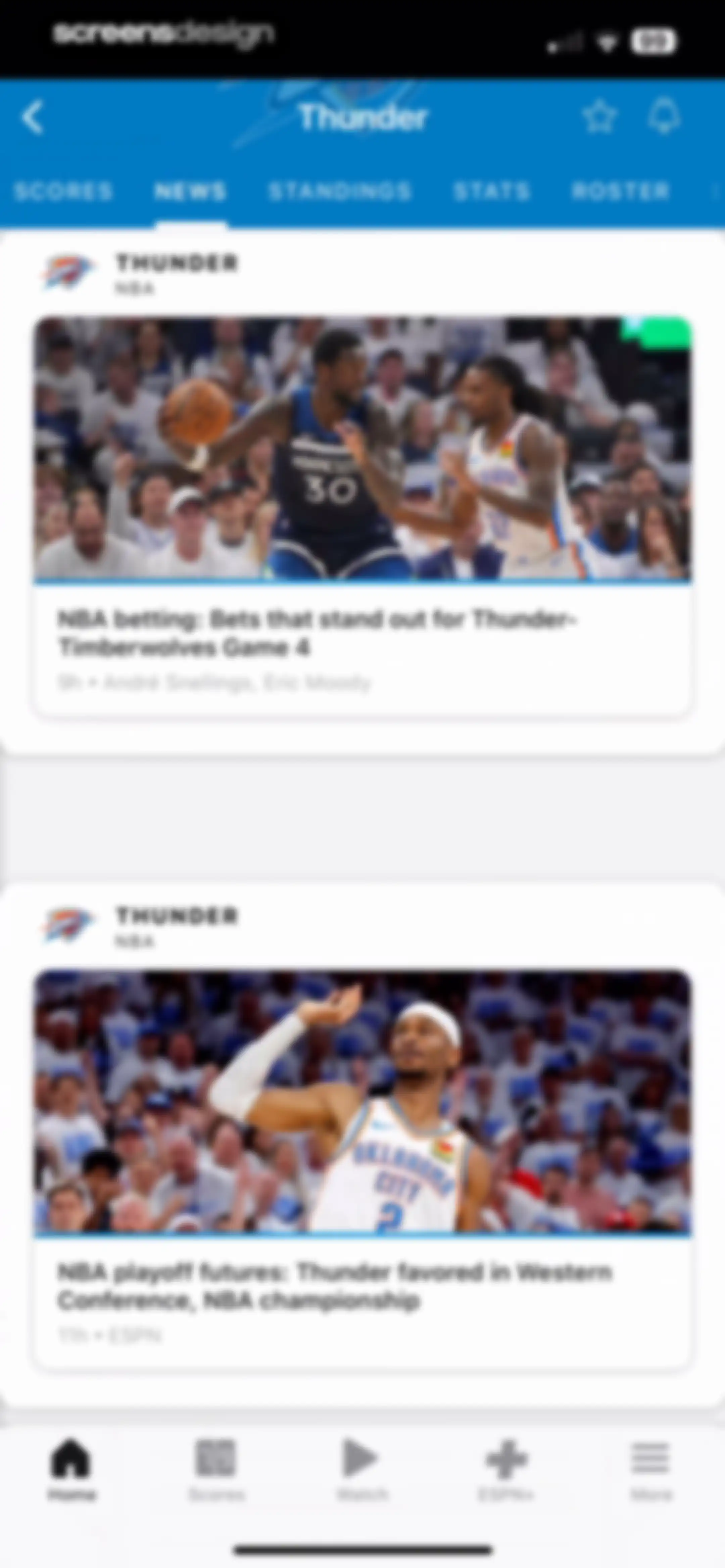 ESPN: Live Sports & Scores screen 30