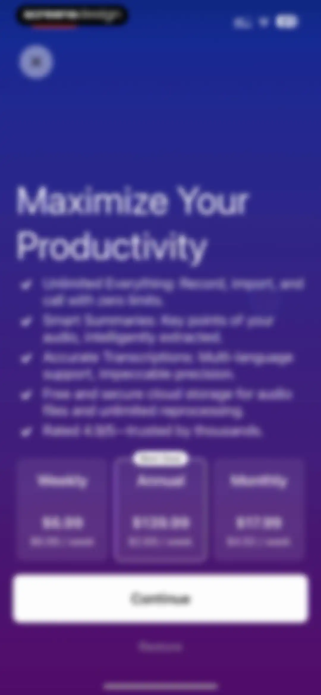 Wave AI Note Taker & Recorder screen 77