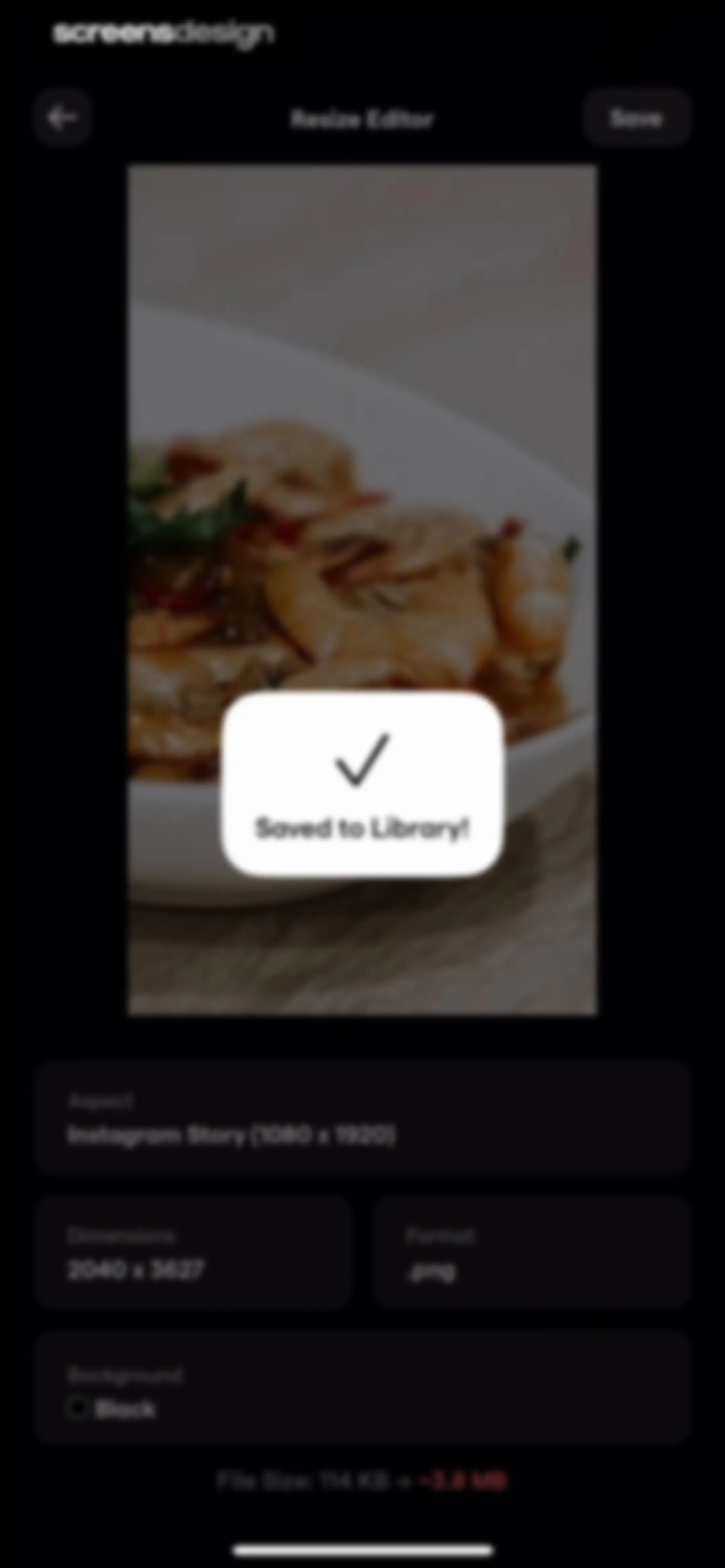 InstaSize: AI Photo Editor screen 85