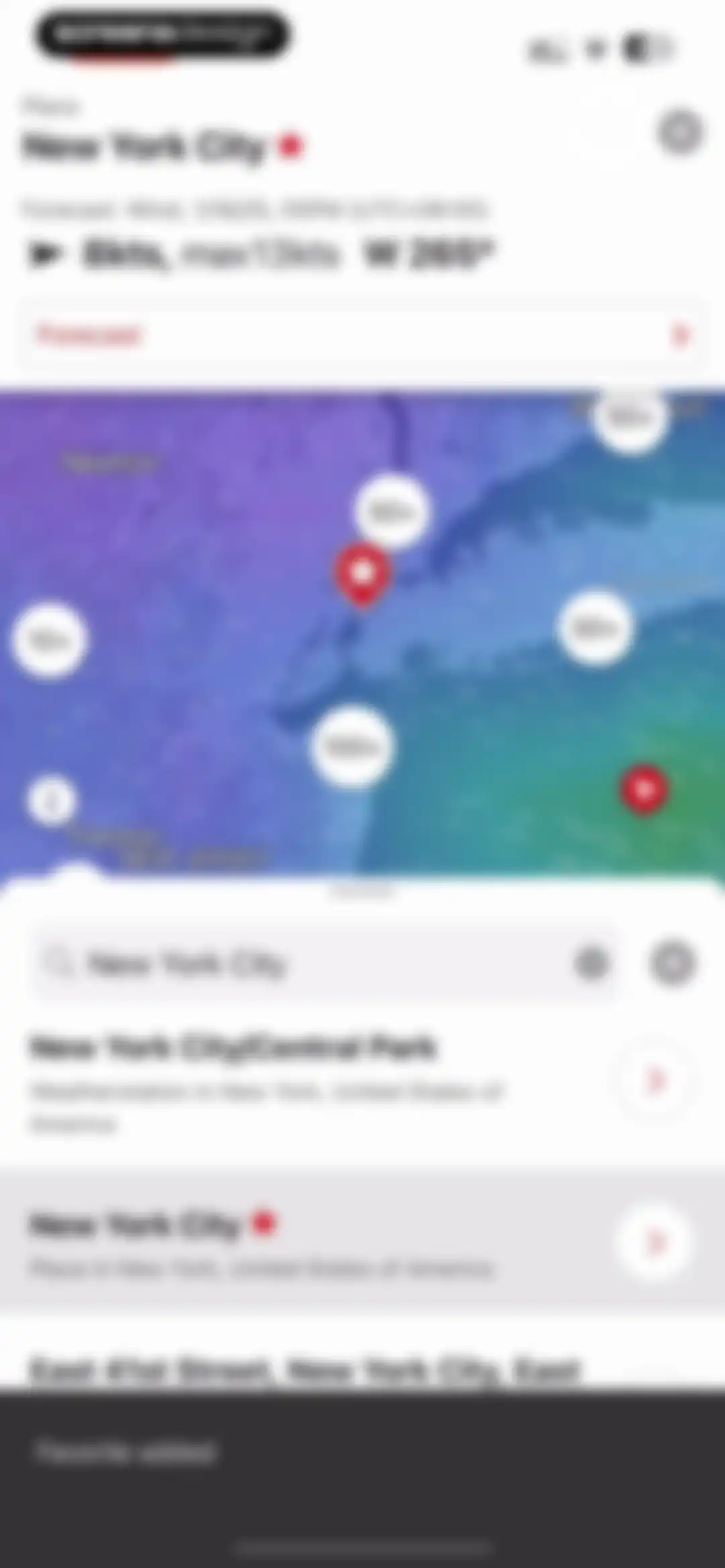 Windfinder: Wind & Weather map screen 6