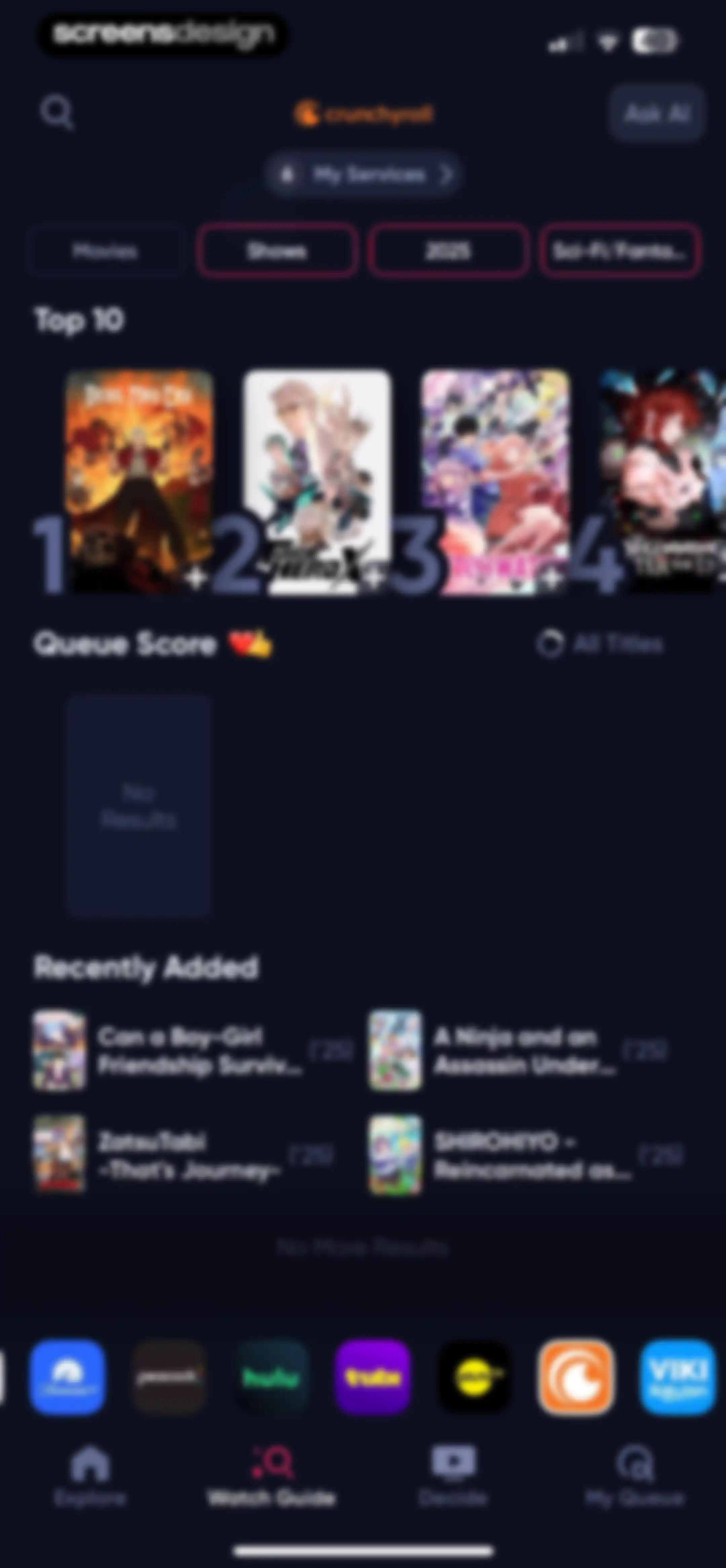 Queue - Find Movies & Shows screen 88