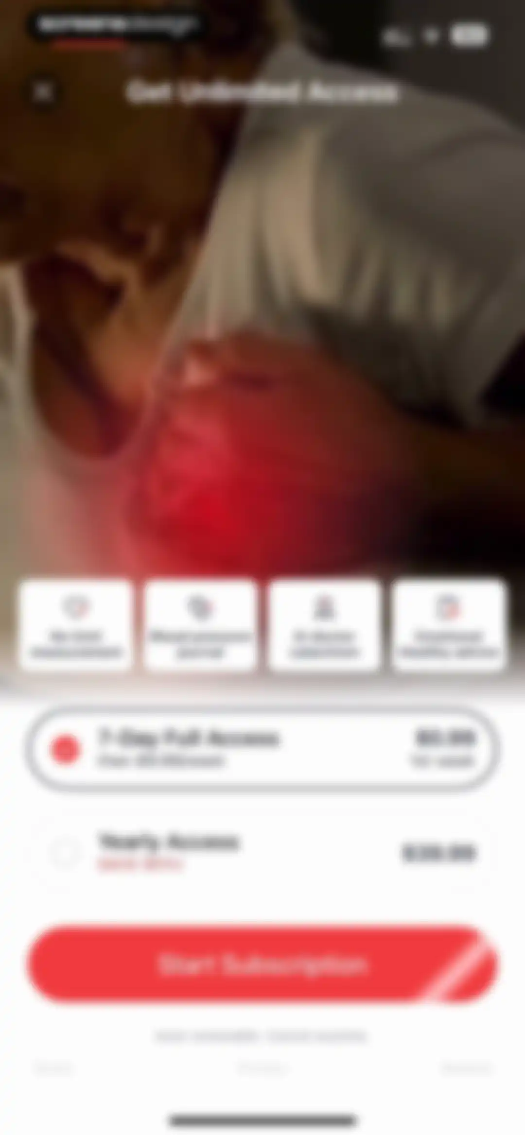 iHeart-Pulse Rate Monitor App. screen 7