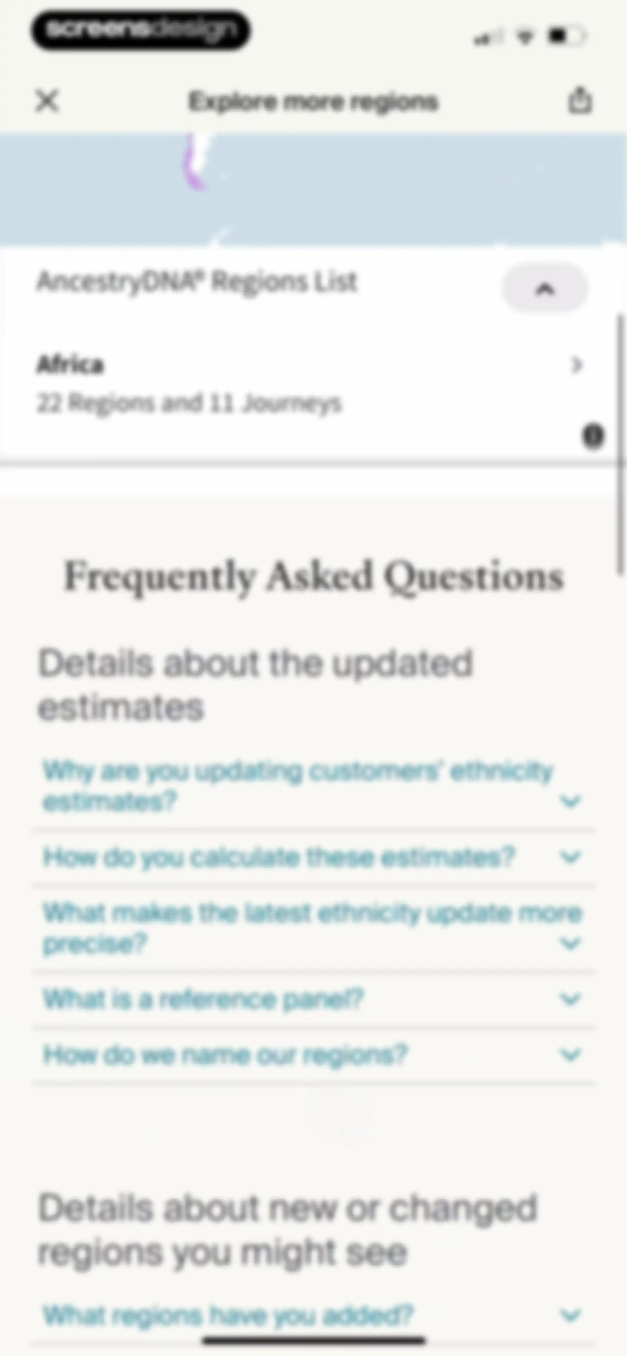 Ancestry: Family History & DNA screen 282
