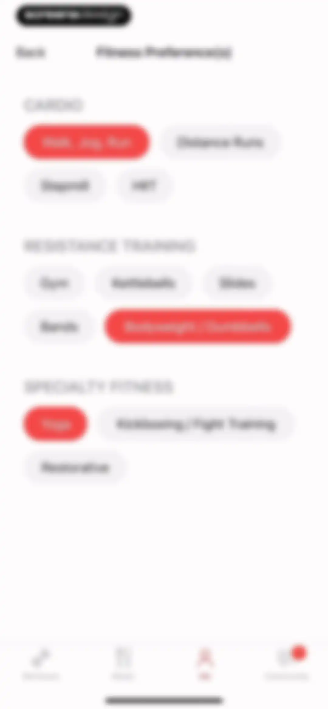 Jillian Michaels | Fitness App screen 106