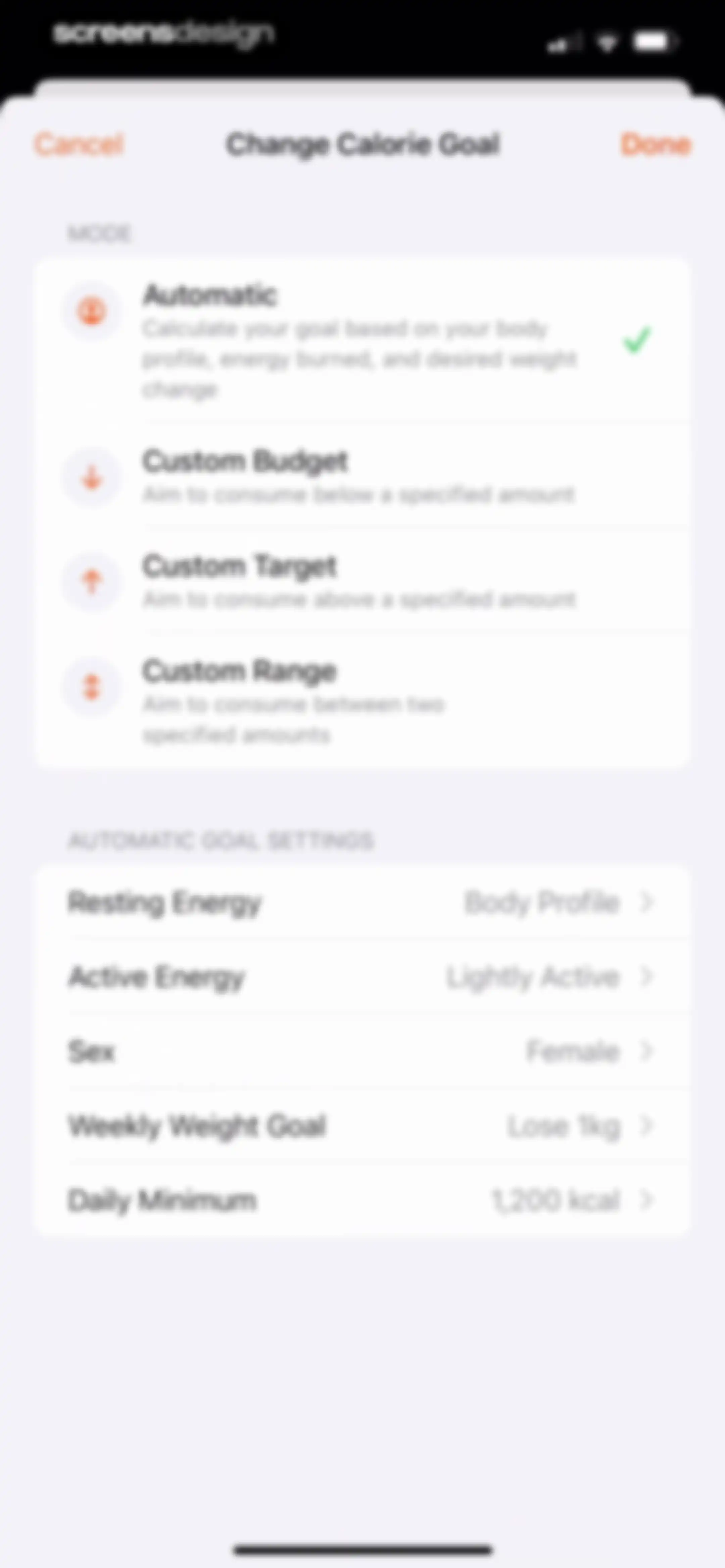 Nutrition Tracker: Foodnoms screen 13
