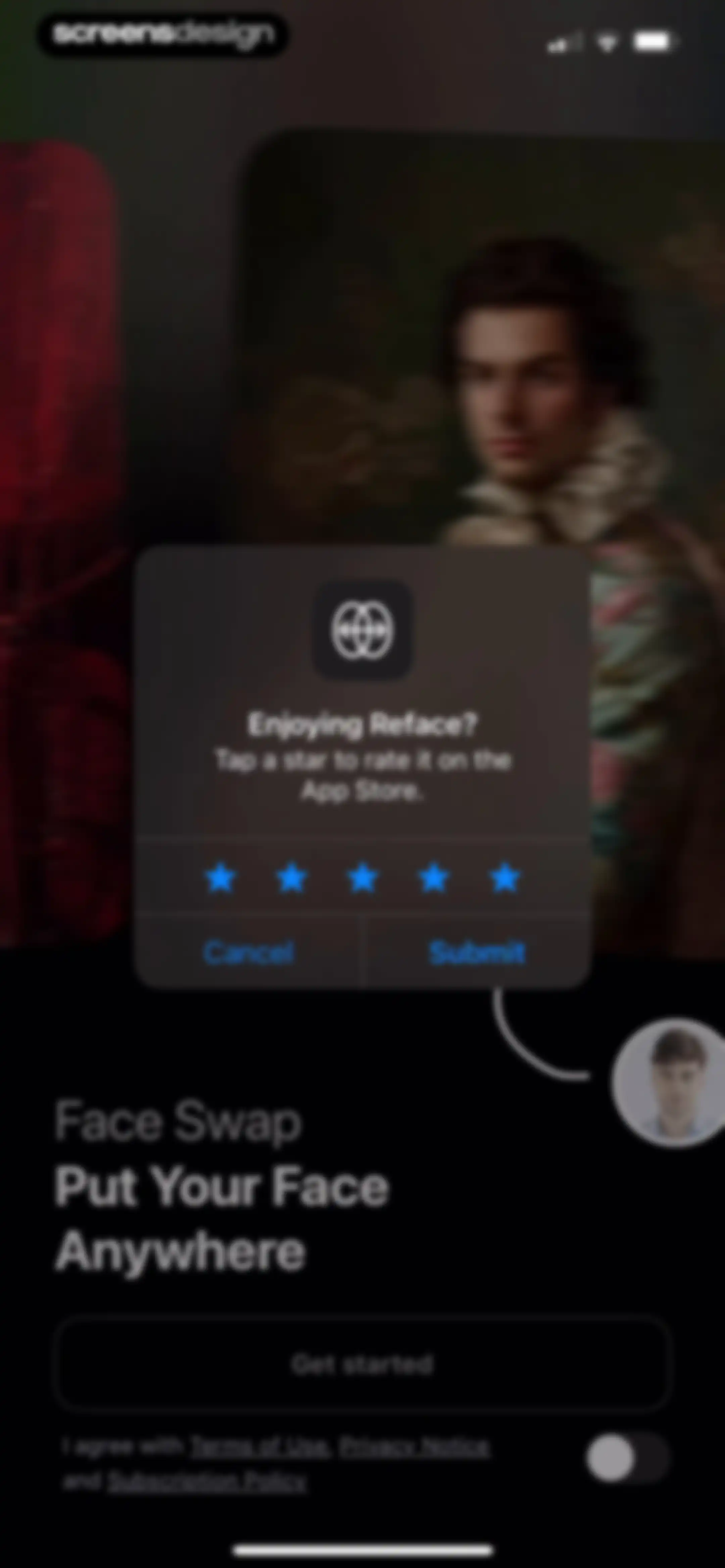 Reface: Face Edit AI Photo App screen 12