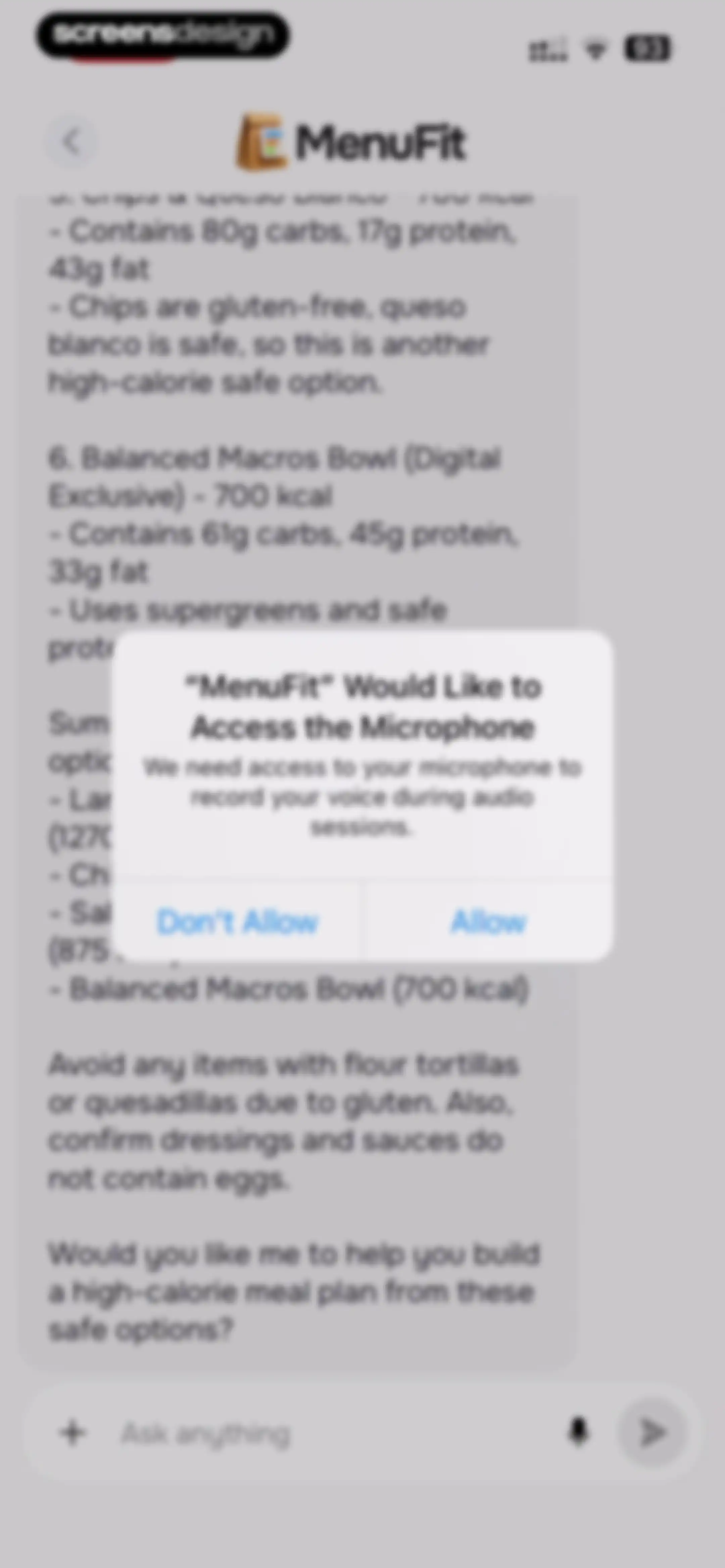 MenuFit - Healthy Eating Out screen 70