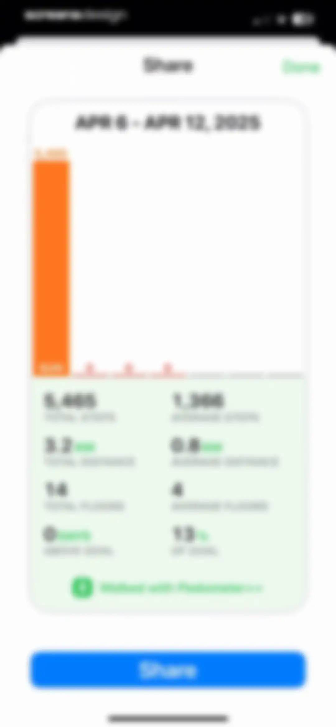 Pedometer++ screen 17