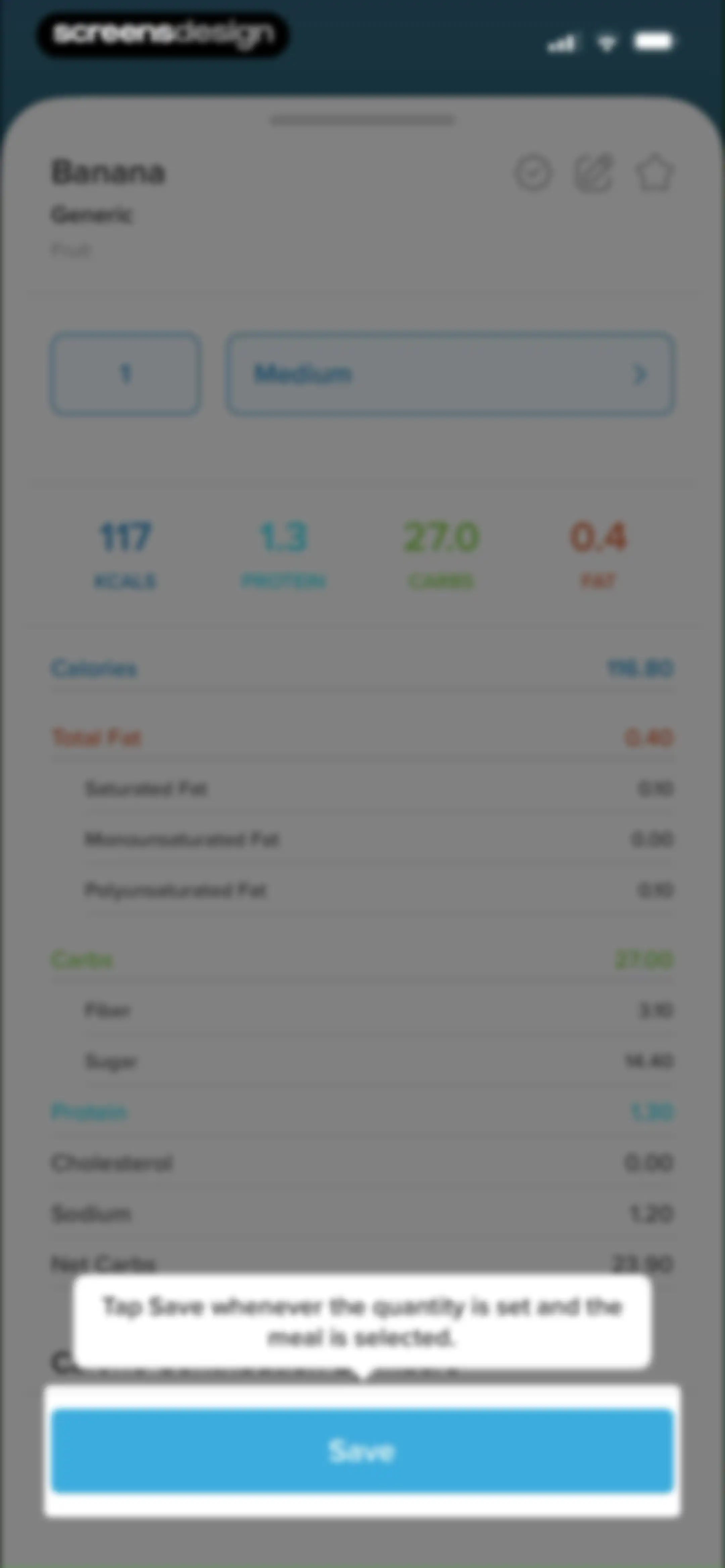 My Macros+ | Macro Tracker screen 44