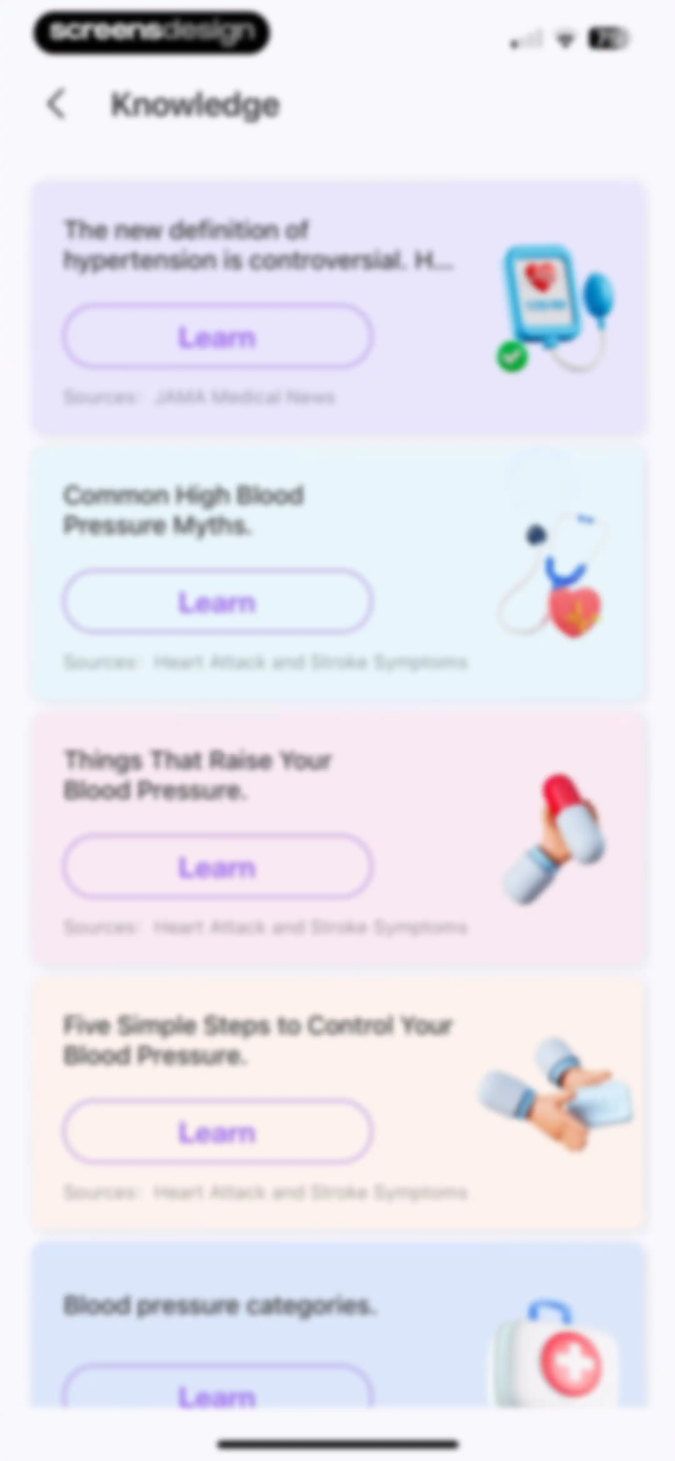 Blood Pressure: Healthy Life screen 42