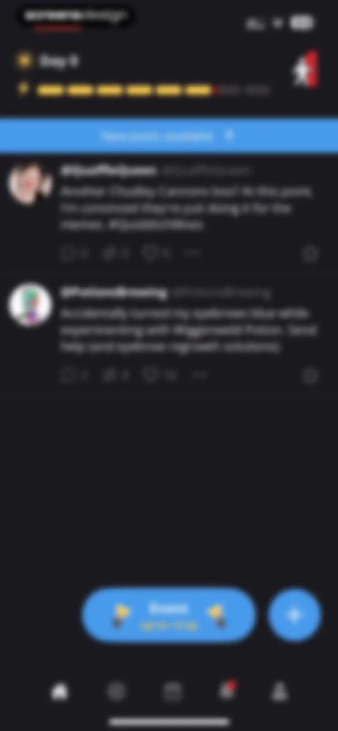 status - sims but social media screen 19