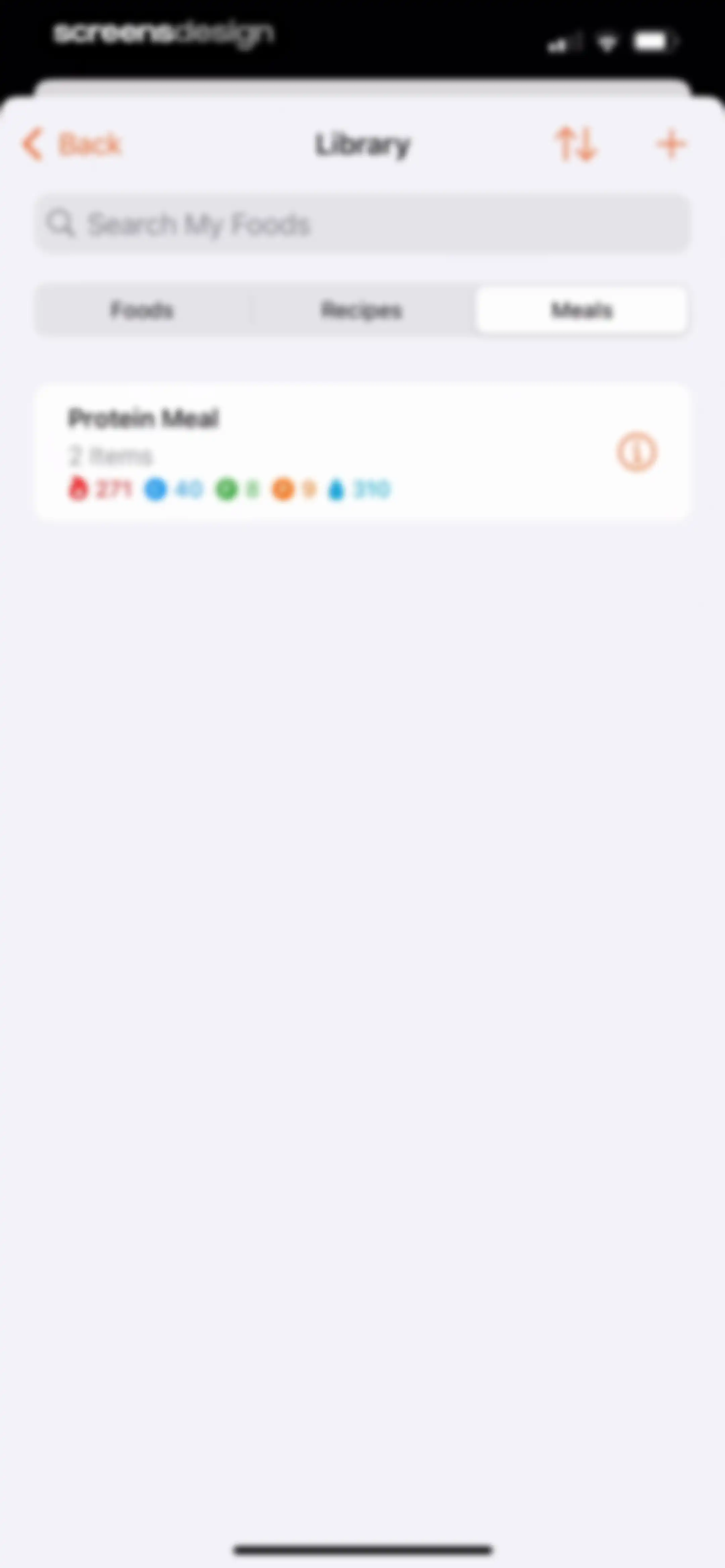 Nutrition Tracker: Foodnoms screen 108