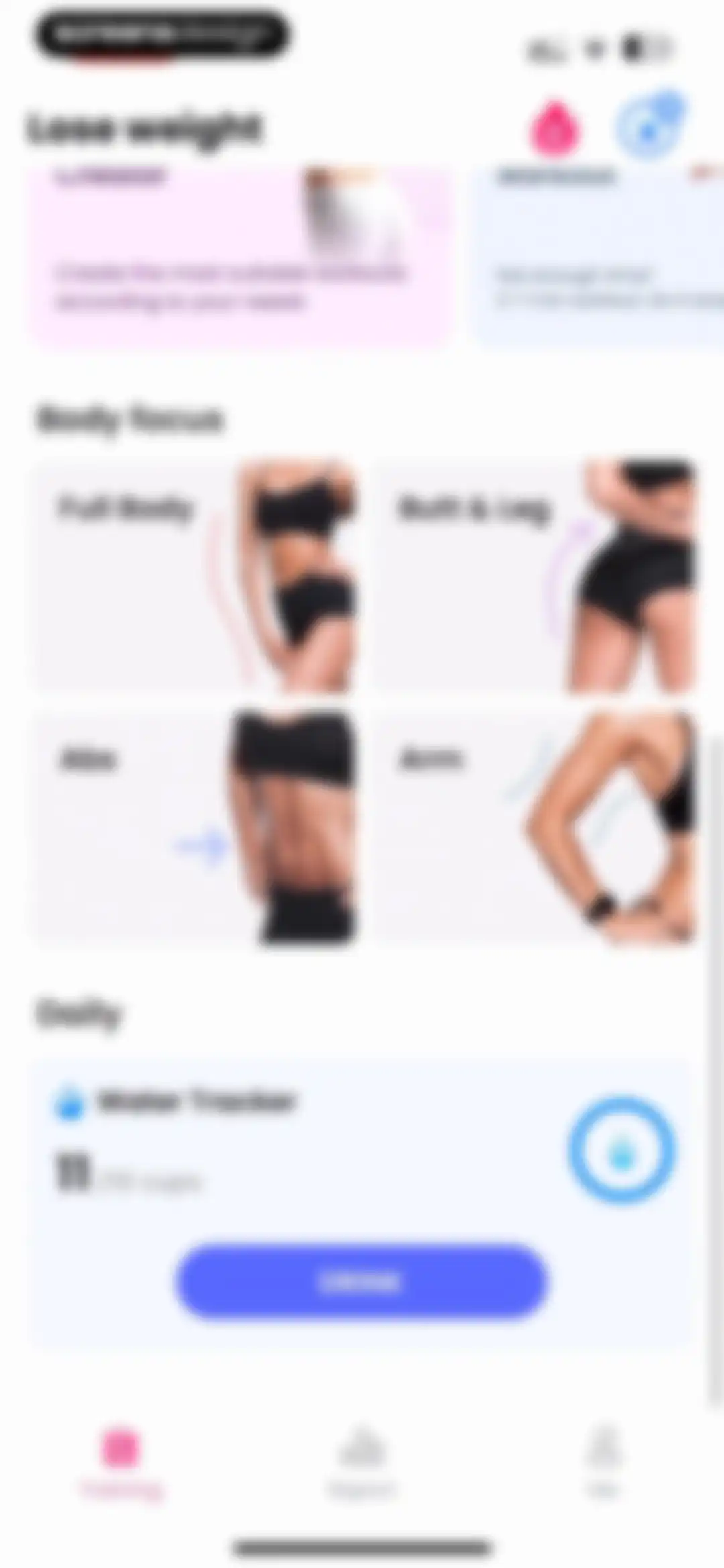 Lose Weight for Women at Home screen 136