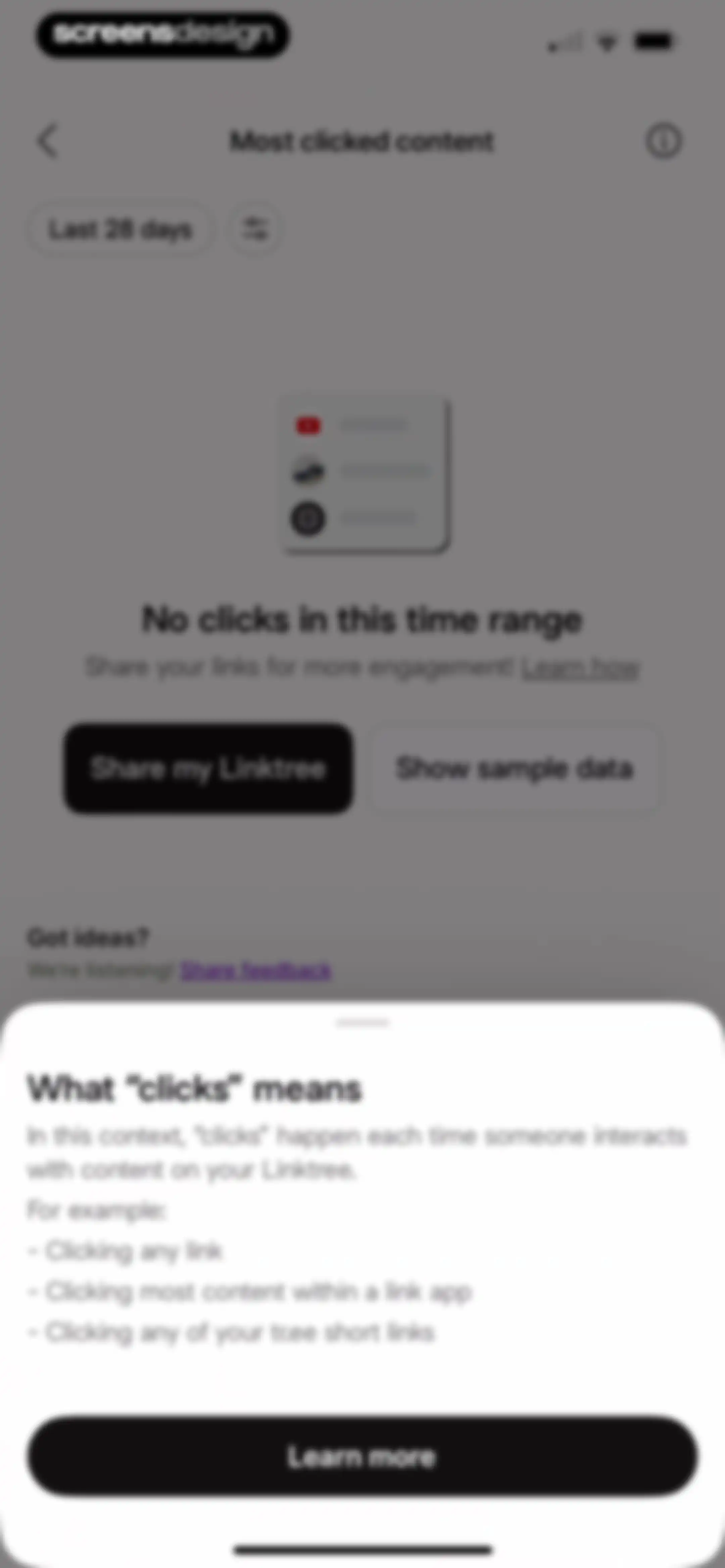 Linktree: Link in Bio Creator screen 49
