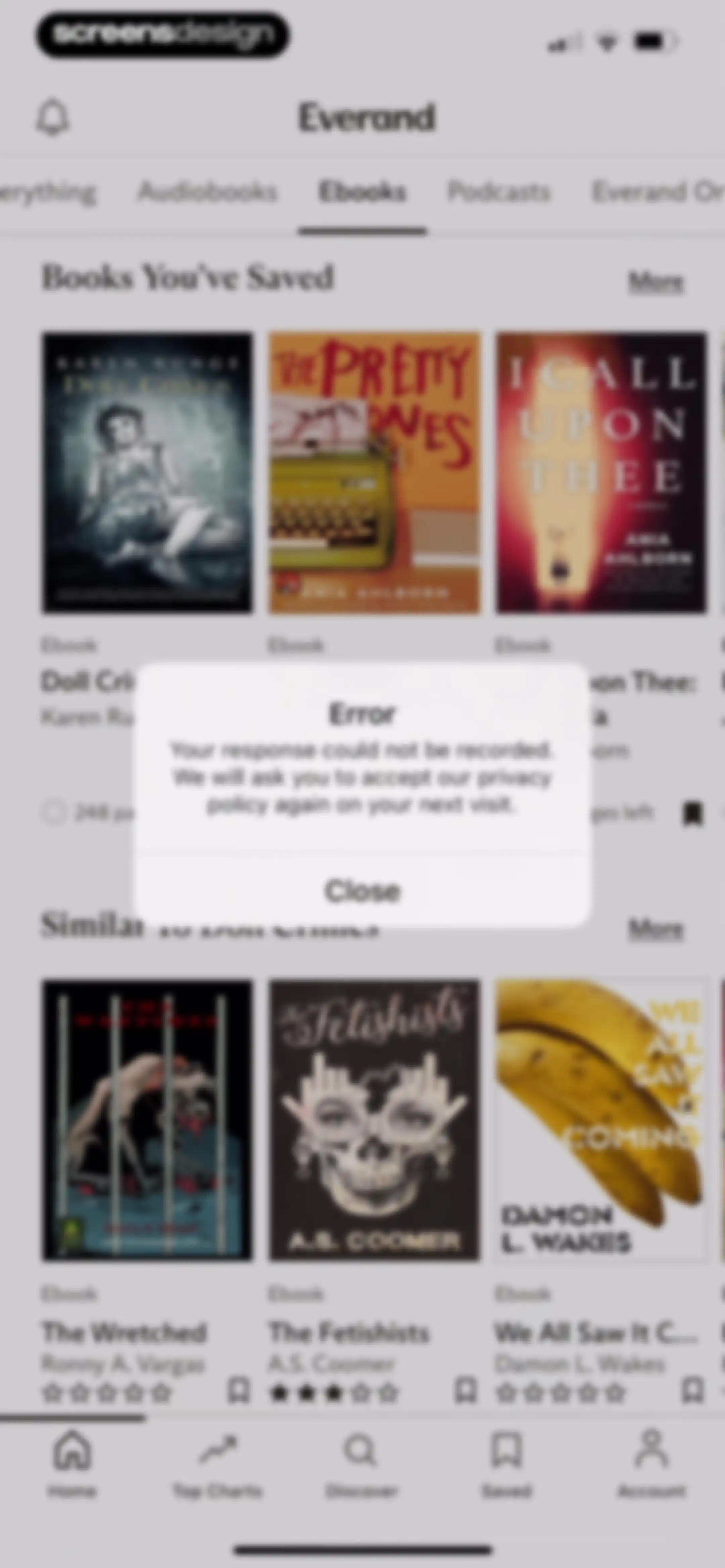 Everand: Audiobooks & Ebooks screen 111