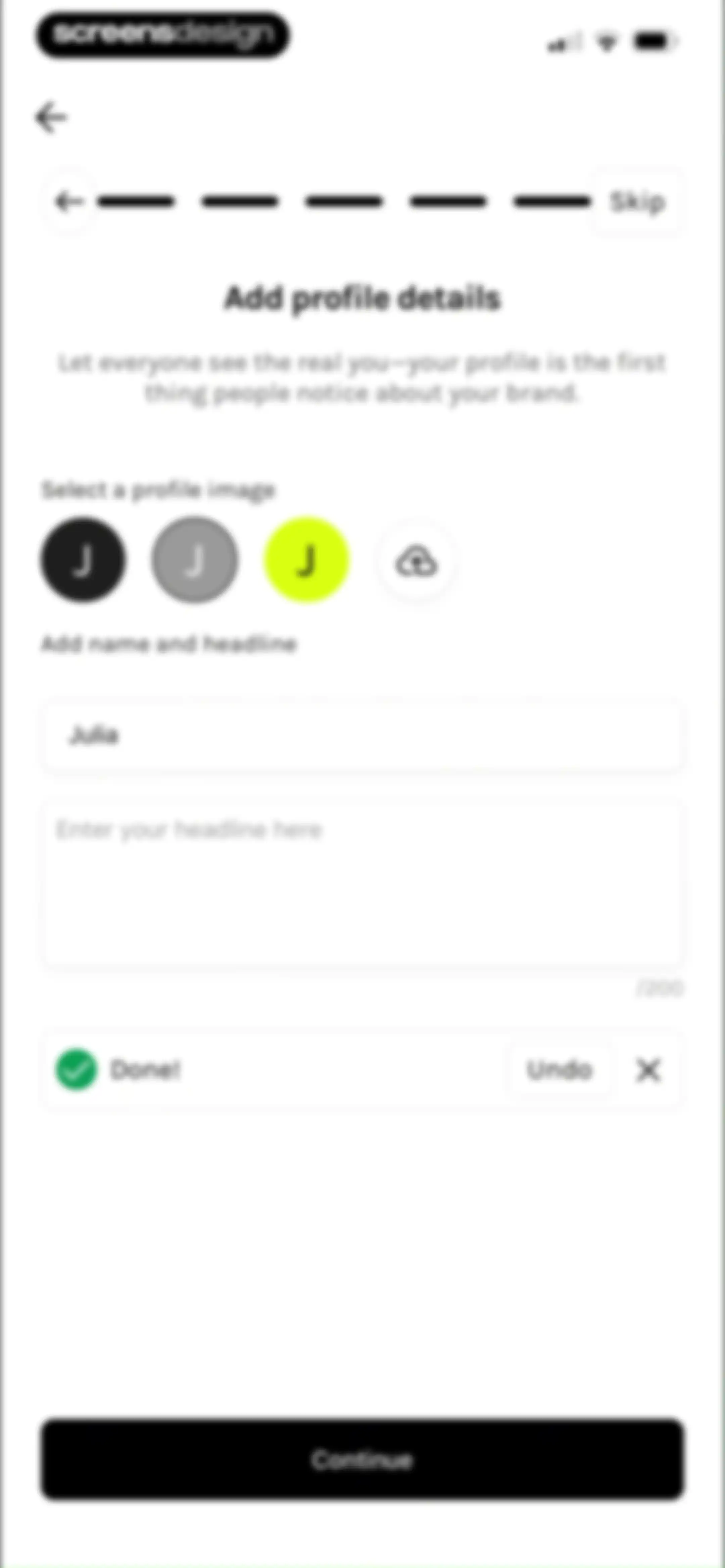 UNUM — Layout & Feed Preview screen 103