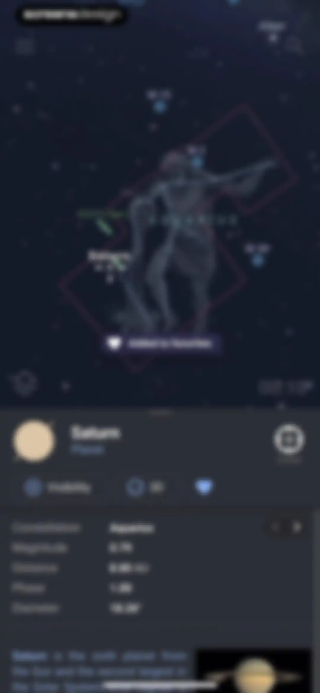 Stellarium Mobile - Star Map screen 34