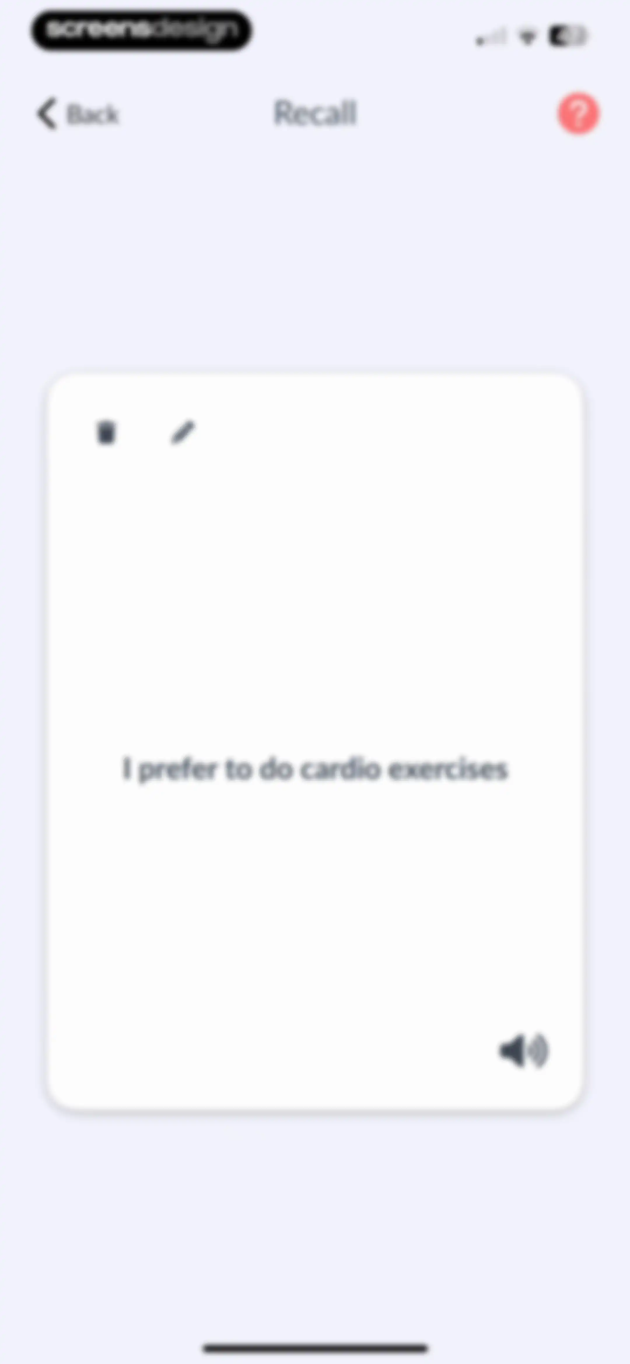 Langua: AI language learning screen 101