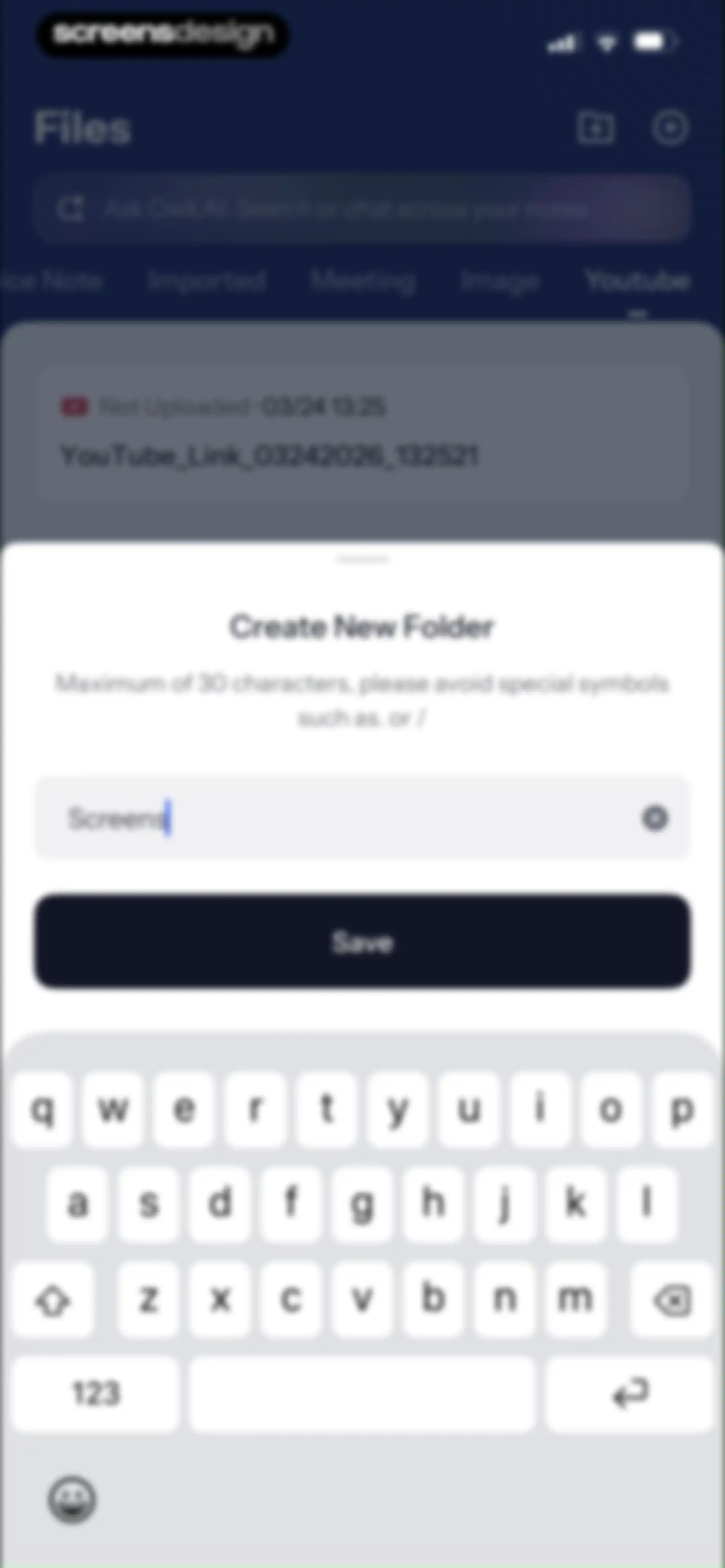 Owll:AI Note Taker & Assistant screen 93