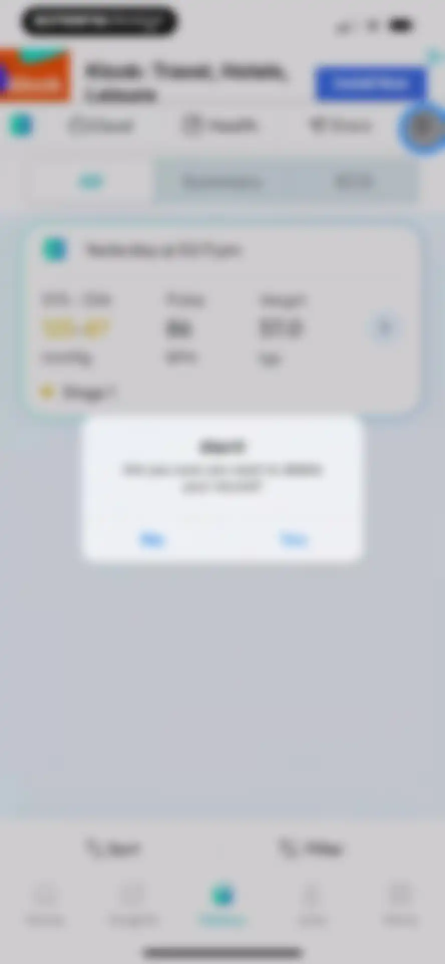 Blood Pressure Tracker SmartBP screen 94