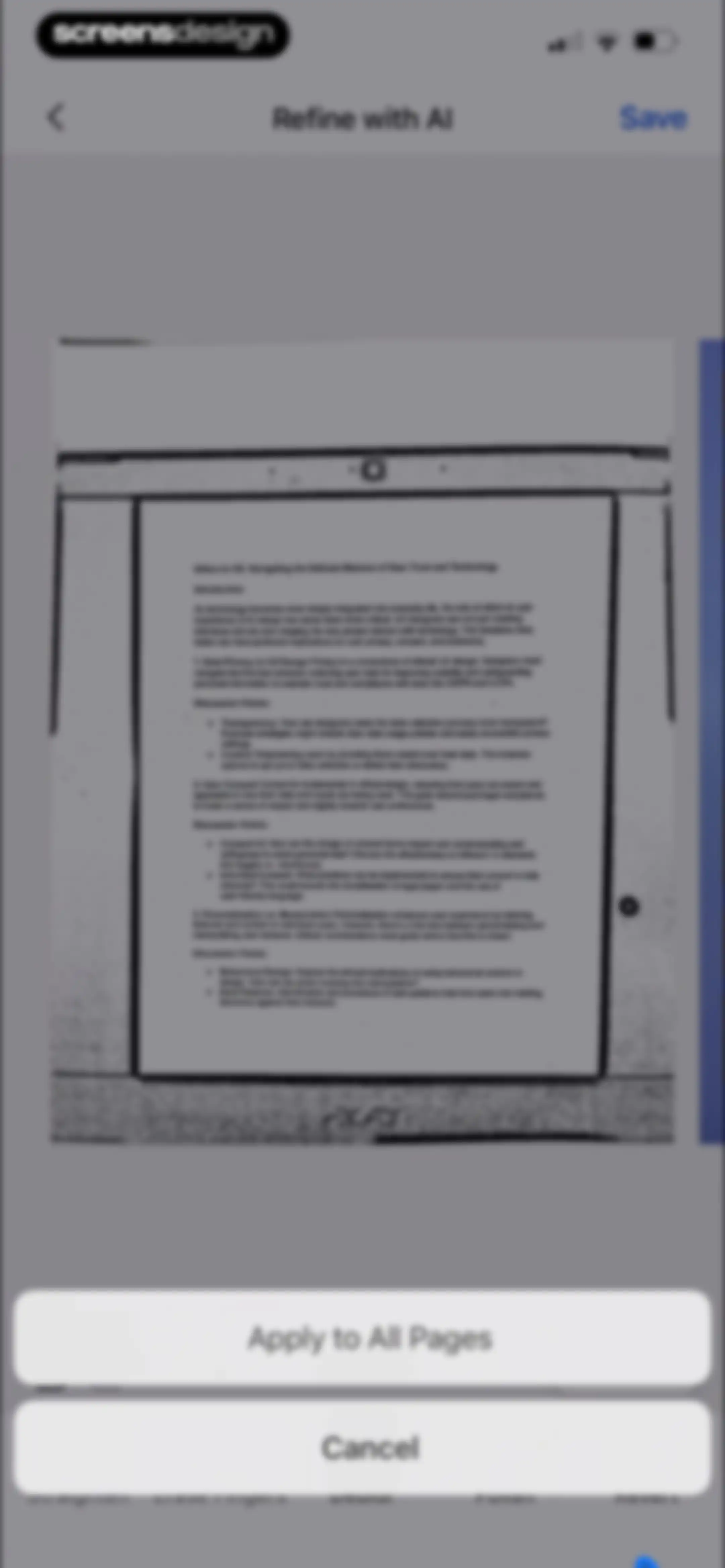 Forma: PDF Document Editor screen 114