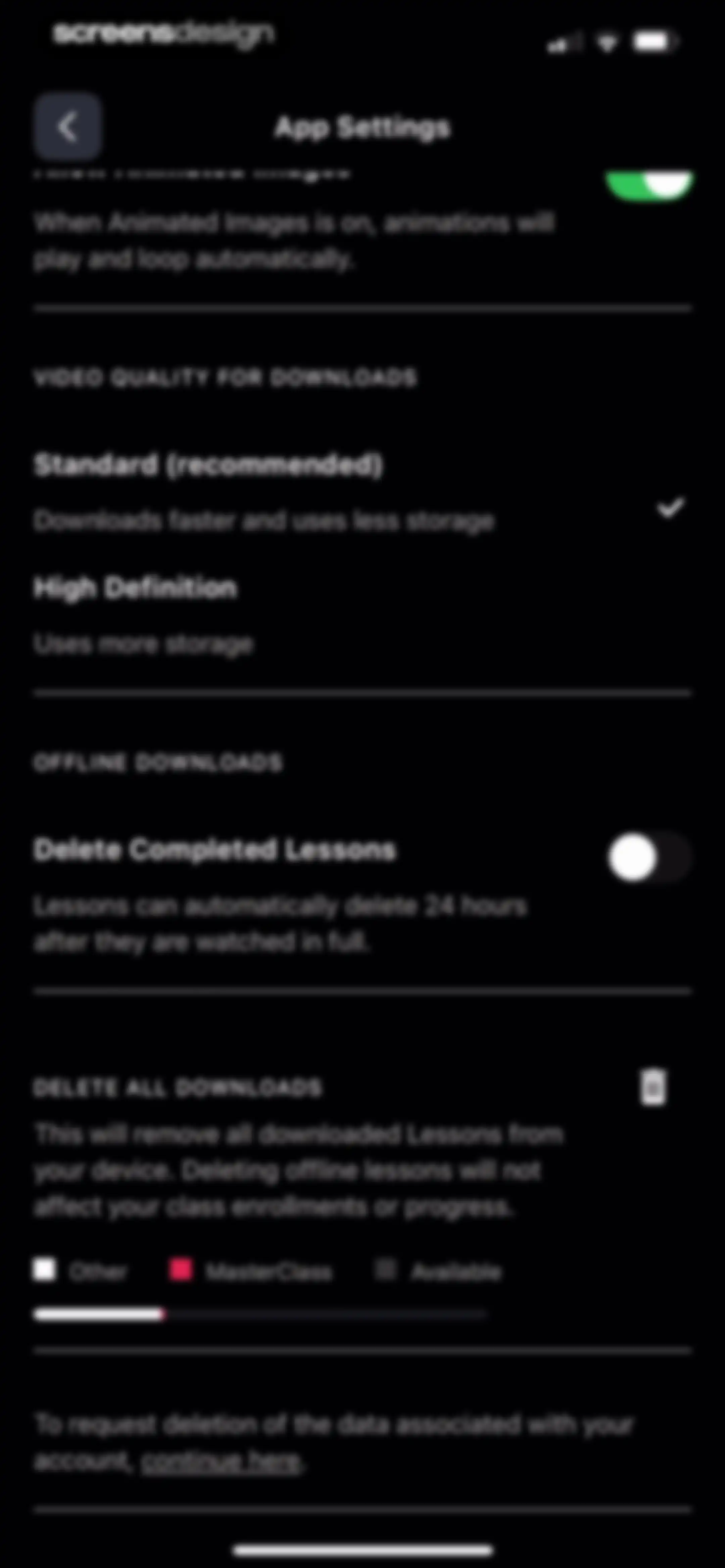 MasterClass: Online Classes screen 47