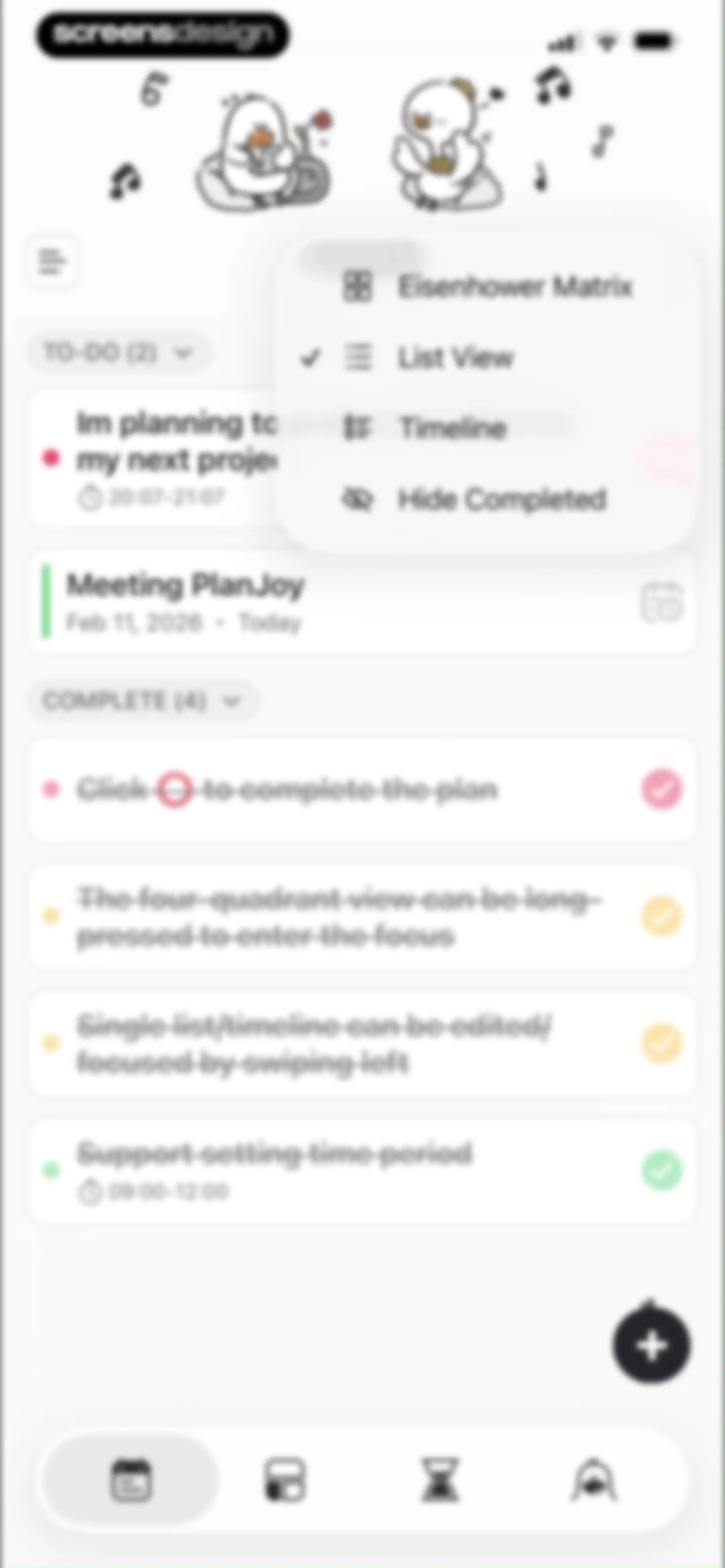Plan Joy:To-Do List & Reminder screen 106