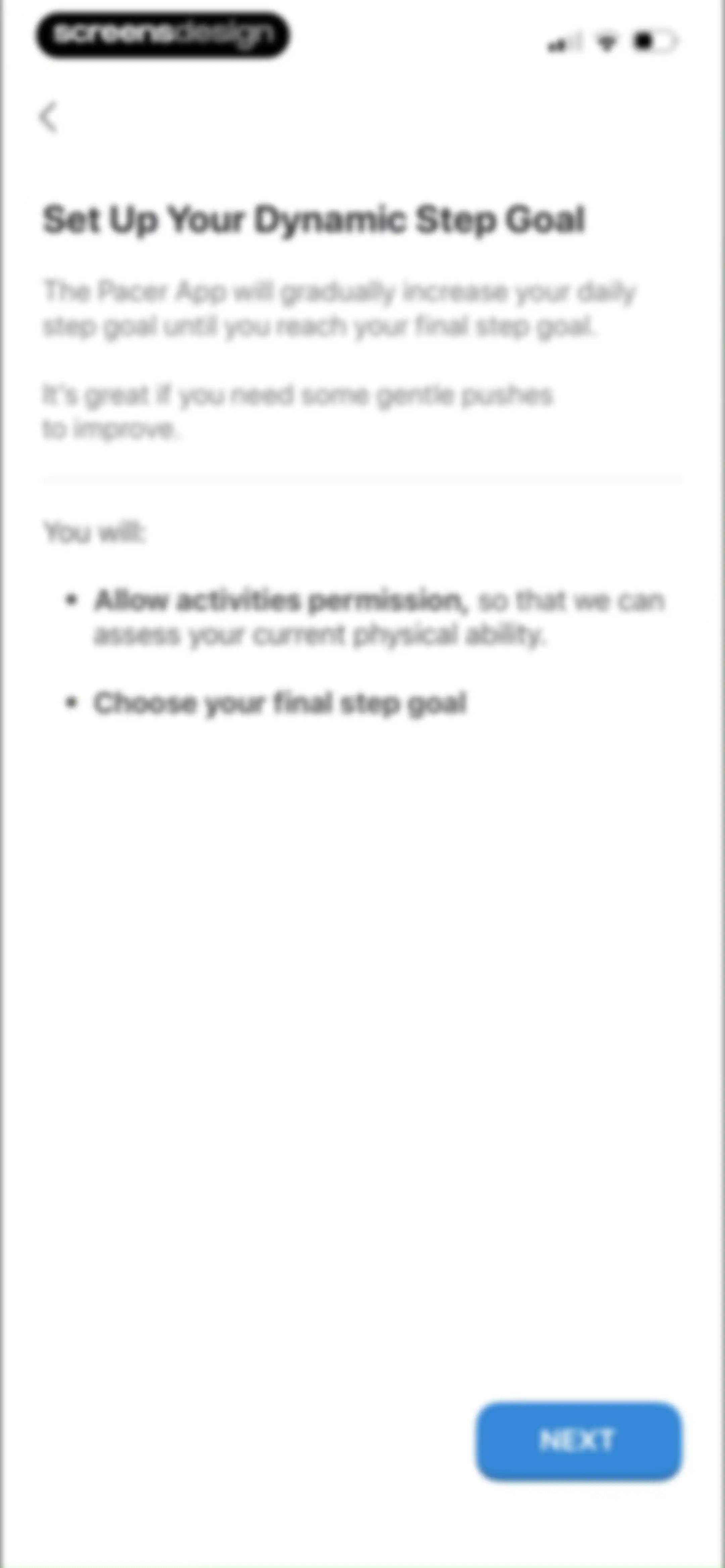Pacer Pedometer Step Counter screen 70