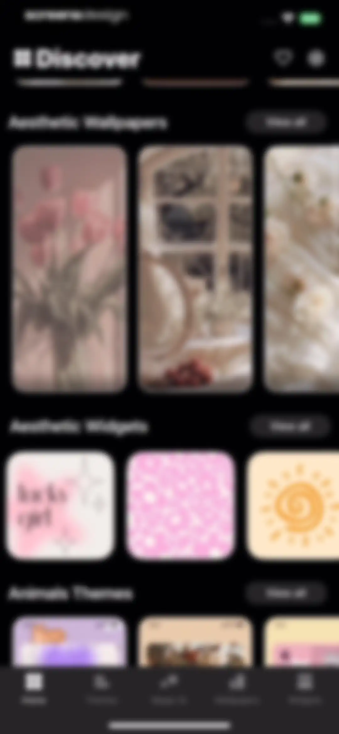 Aesthetic: App icons & Widgets screen 40