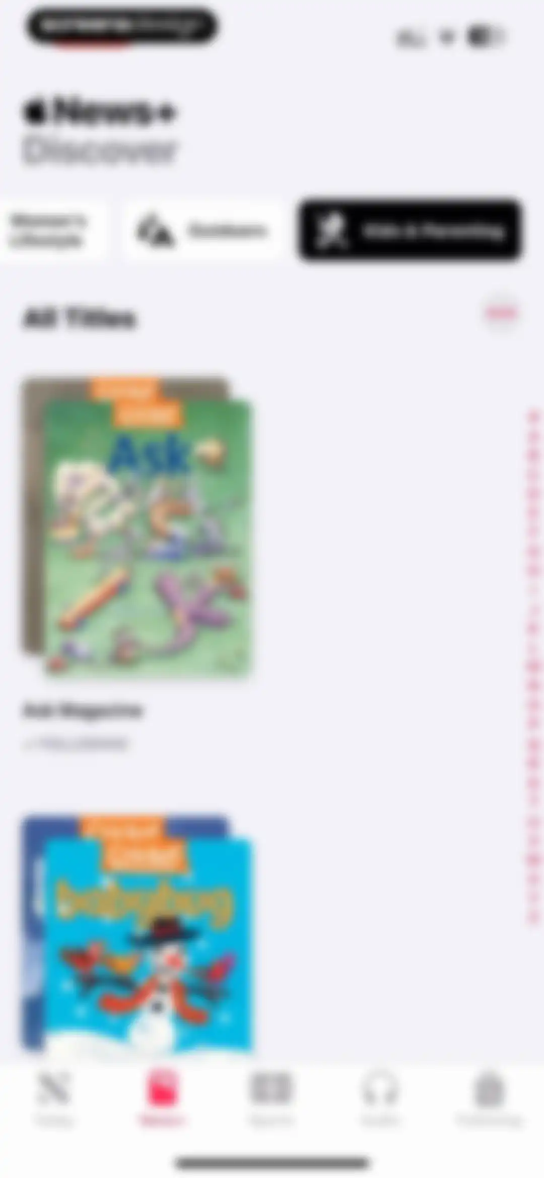 Apple News screen 115