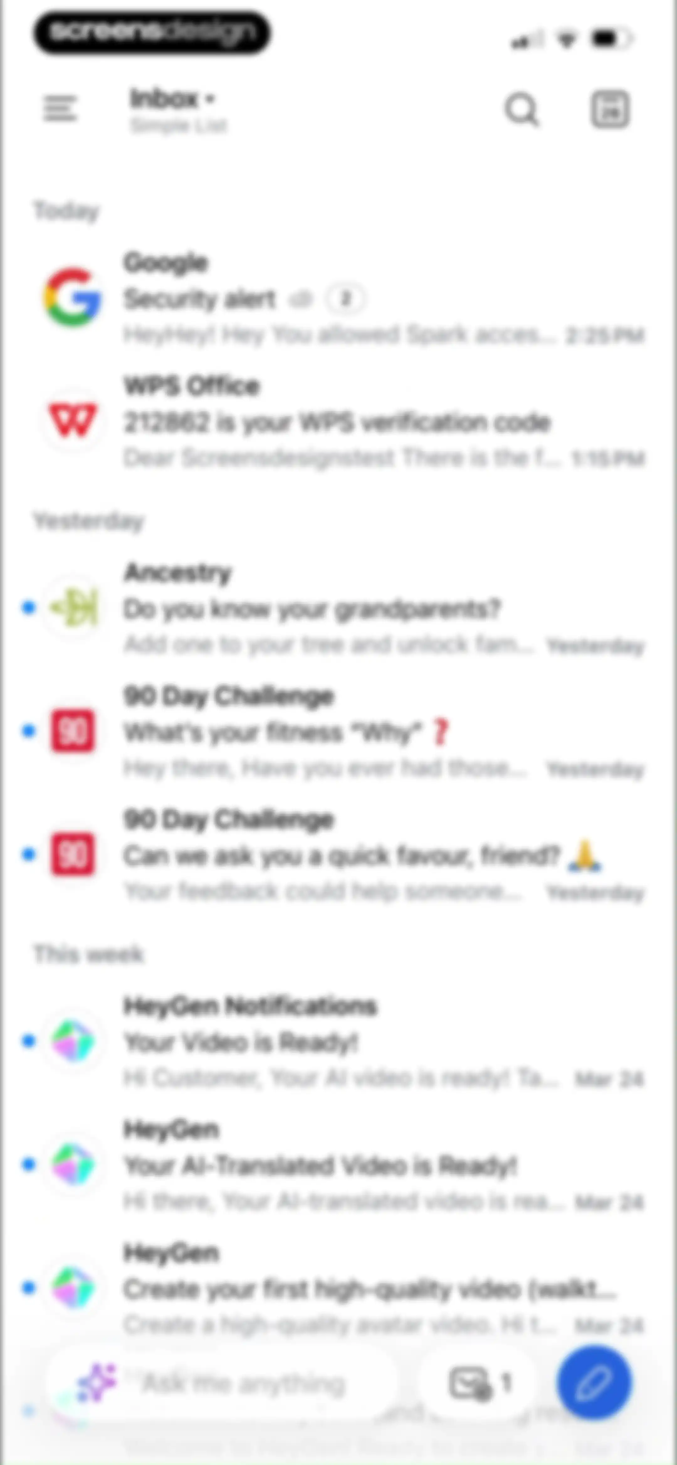 Spark Mail: AI Email Assistant screen 96